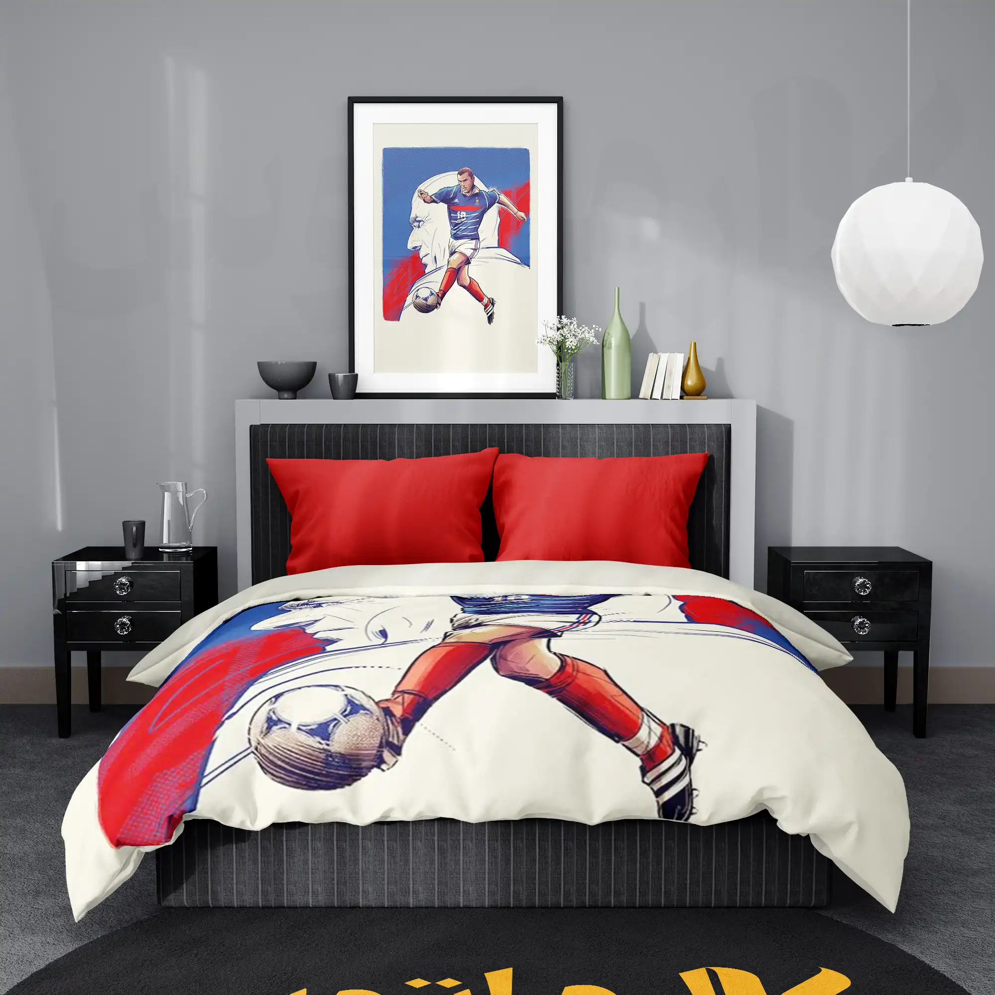 روتختی طرح زین الدین زیدان Zinedine Zidane کد 5 5,900,000 تومان &Ndash; کارماتوس روتختی طرح زین الدین زیدان Zinedine Zidane یک و دو نفره - کارماتوس