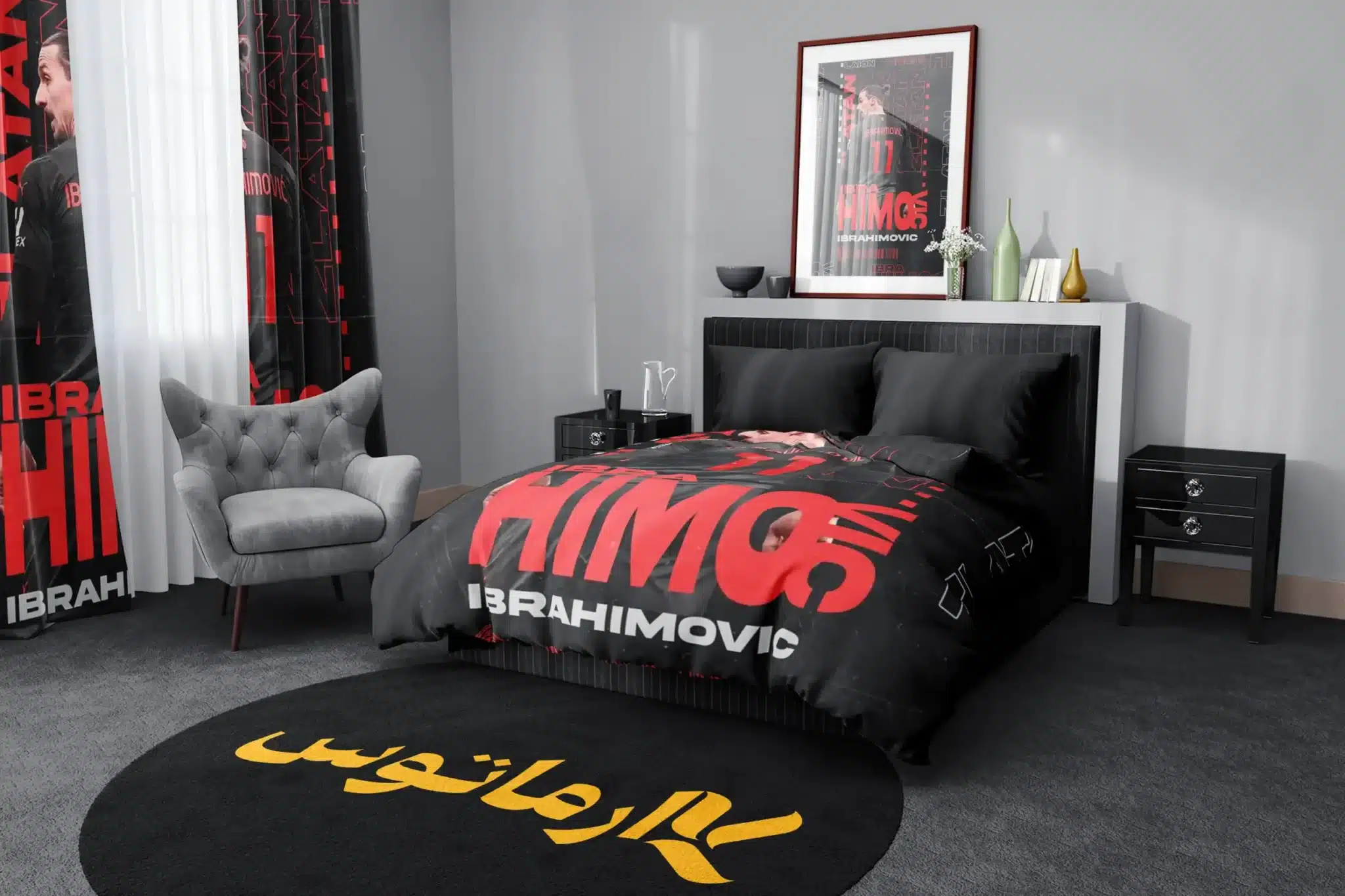 روتختی طرح زلاتان ابراهیموویچ Zlatan Ibrahimovic کد 1 5,900,000 تومان &Ndash; کارماتوس روتختی طرح زلاتان ابراهیموویچ Zlatan Ibrahimovic یک و دو نفره - کارماتوس