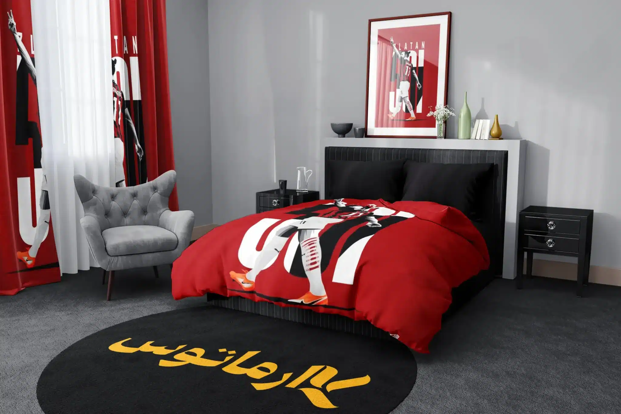 روتختی طرح زلاتان ابراهیموویچ Zlatan Ibrahimovic کد 7 5,900,000 تومان &Ndash; کارماتوس روتختی طرح زلاتان ابراهیموویچ Zlatan Ibrahimovic یک و دو نفره - کارماتوس