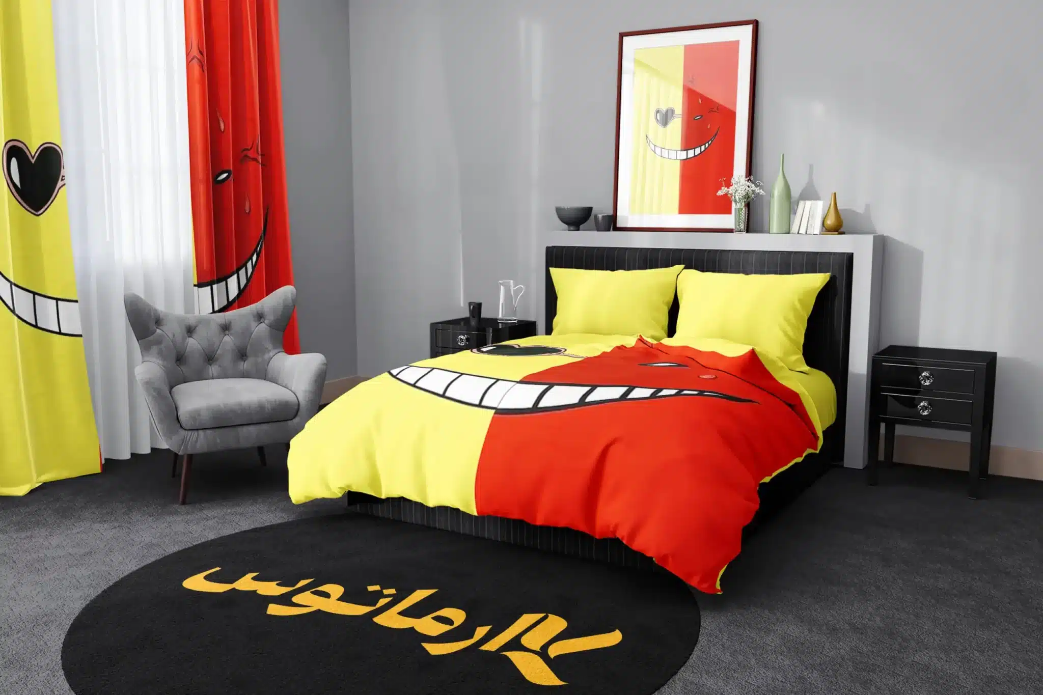 روتختی طرح کلاس آدم کشی Assassination Classroom کد 7 5,900,000 تومان &Ndash; کارماتوس روتختی یک و دو نفره طرح Assassination Classroom - کارماتوس