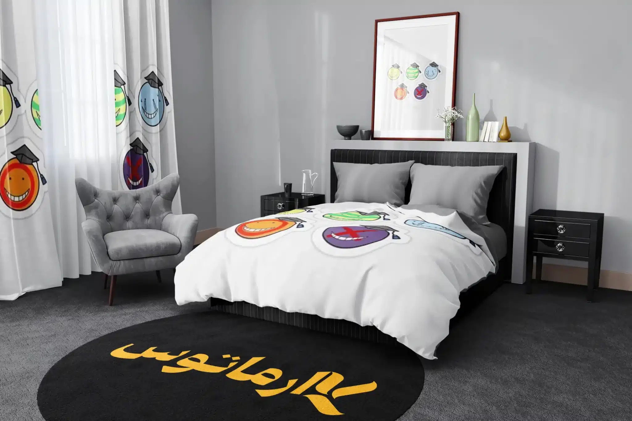 روتختی طرح کلاس آدم کشی Assassination Classroom کد 8 5,900,000 تومان &Ndash; کارماتوس روتختی یک و دو نفره طرح Assassination Classroom - کارماتوس