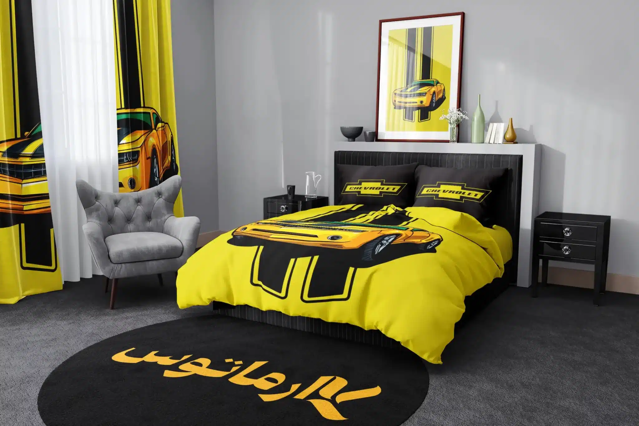 روتختی طرح شورلت Chevrolet کد 7 5,900,000 تومان &Ndash; کارماتوس روتختی طرح شورلت Chevrolet یک و دو نفره کارماتوس