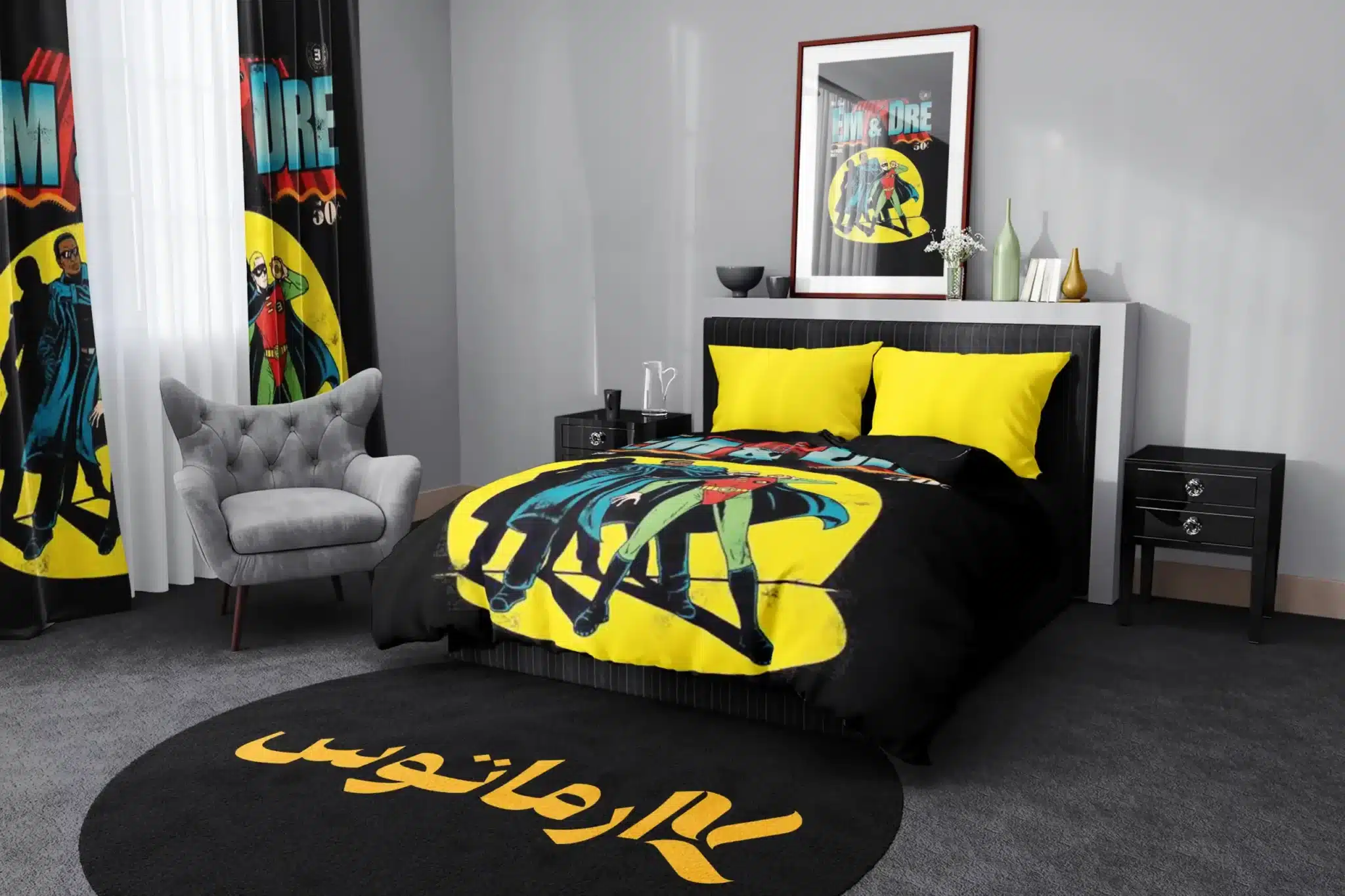 روتختی طرح امینم Eminem کد 3 5,900,000 تومان &Ndash; کارماتوس روتختی طرح امینم Eminem یک و دو نفره کارماتوس