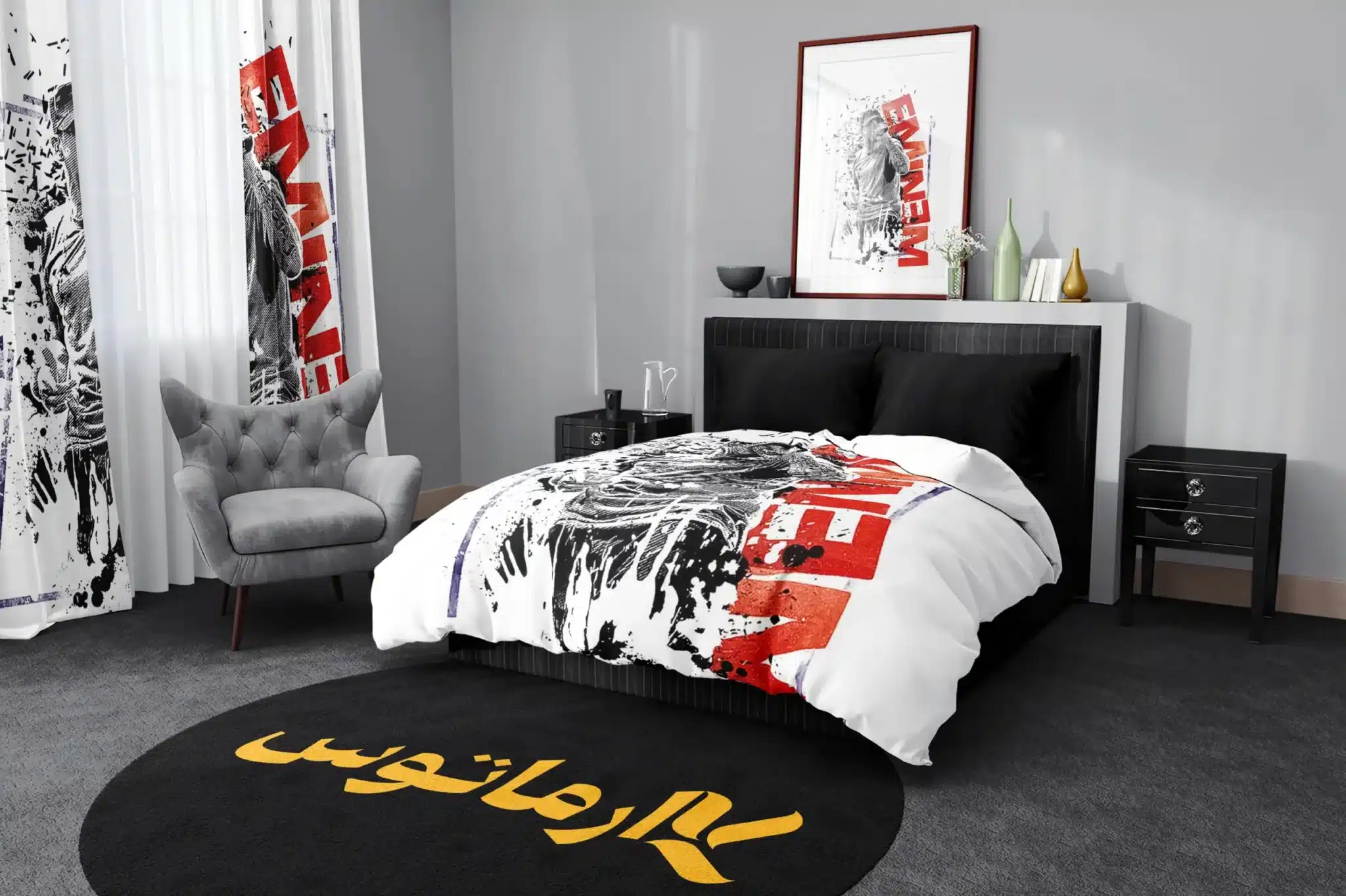 روتختی طرح امینم Eminem کد 6 5,900,000 تومان &Ndash; کارماتوس روتختی طرح امینم Eminem یک و دو نفره کارماتوس