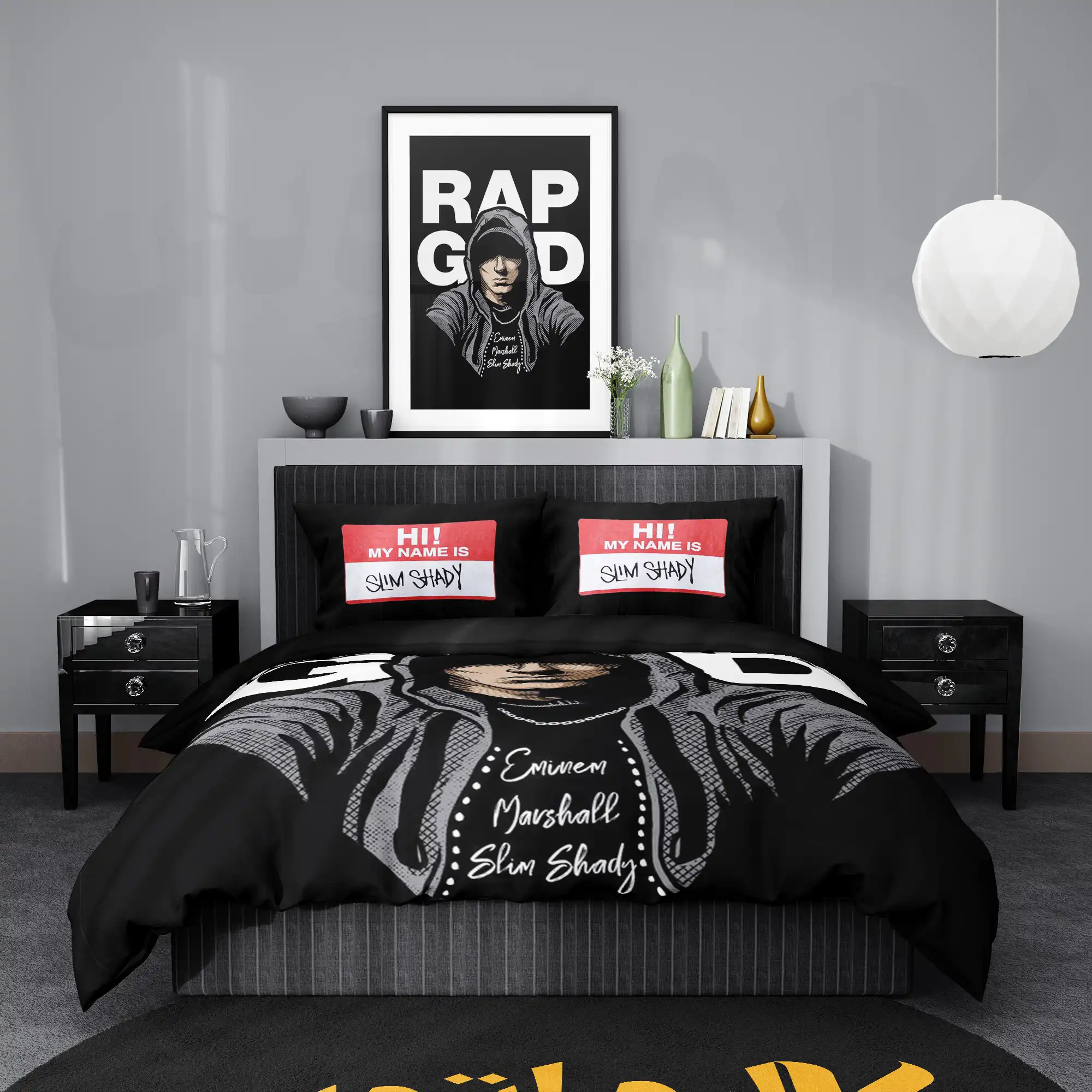 روتختی طرح امینم Eminem کد 7 5,900,000 تومان &Ndash; کارماتوس روتختی طرح امینم Eminem یک و دو نفره کارماتوس