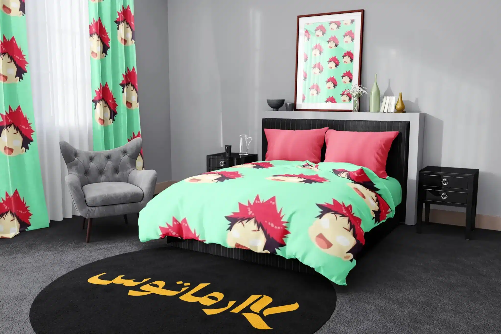 روتختی طرح جنگ غذاها Food Wars کد 1 5,900,000 تومان &Ndash; کارماتوس روتختی طرح جنگ غذاها Food Wars یک و دو نفره کارماتوس