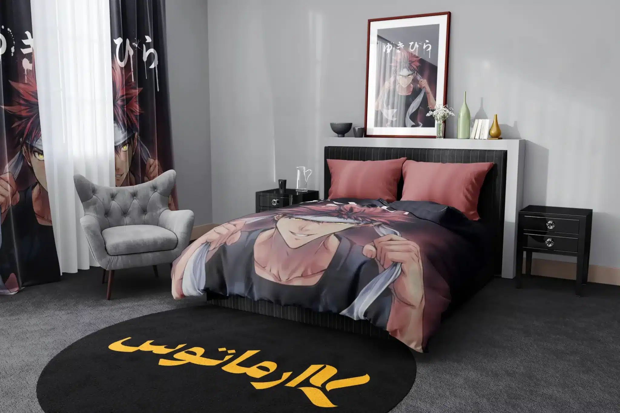 روتختی طرح جنگ غذاها Food Wars کد 4 5,900,000 تومان &Ndash; کارماتوس روتختی طرح جنگ غذاها Food Wars یک و دو نفره کارماتوس