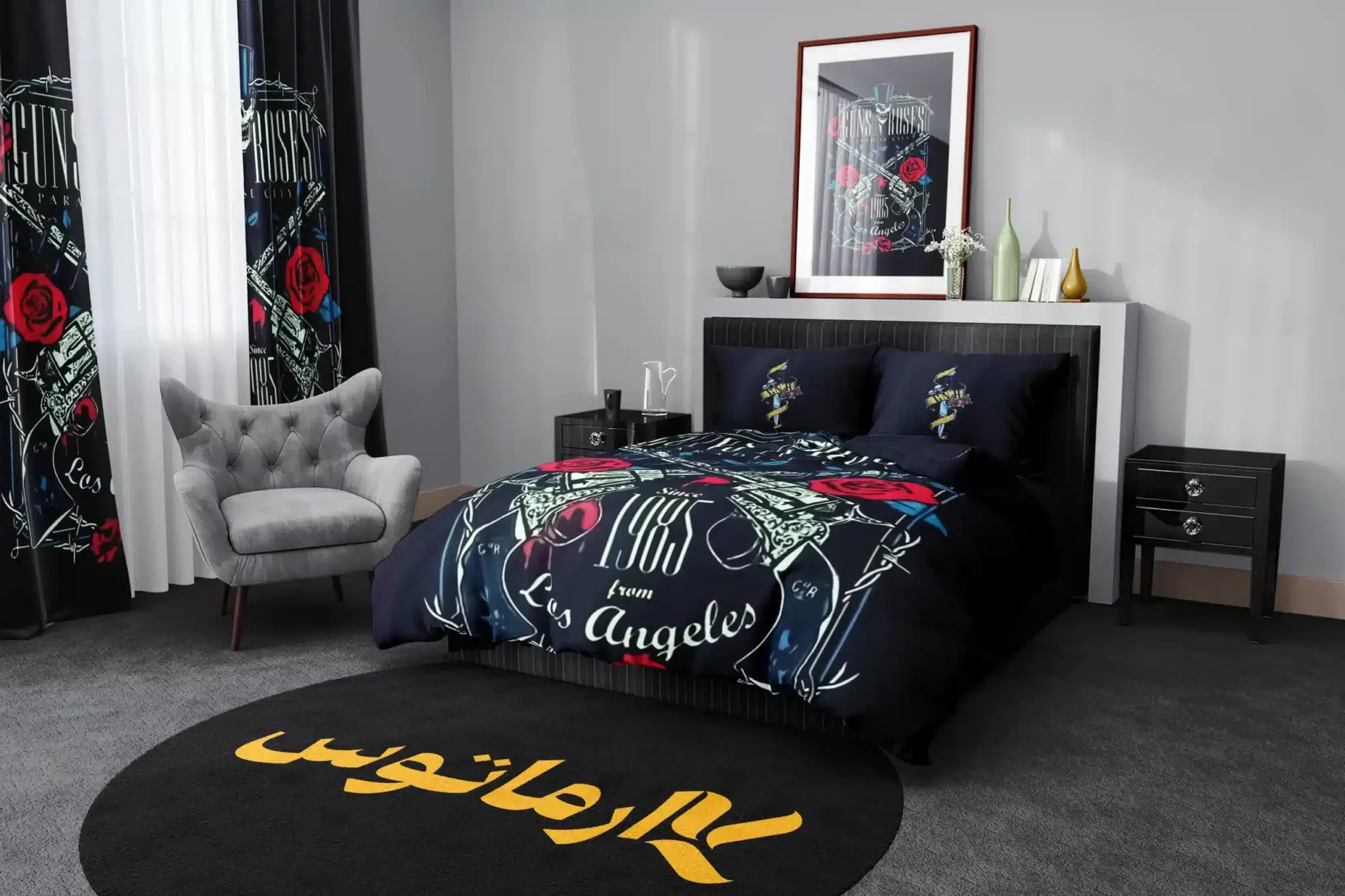 روتختی طرح گانز ان روزز Guns N' Roses کد 1 5,900,000 تومان &Ndash; کارماتوس روتختی طرح گانز ان روزز Guns N' Roses یک و دو نفره کارماتوس