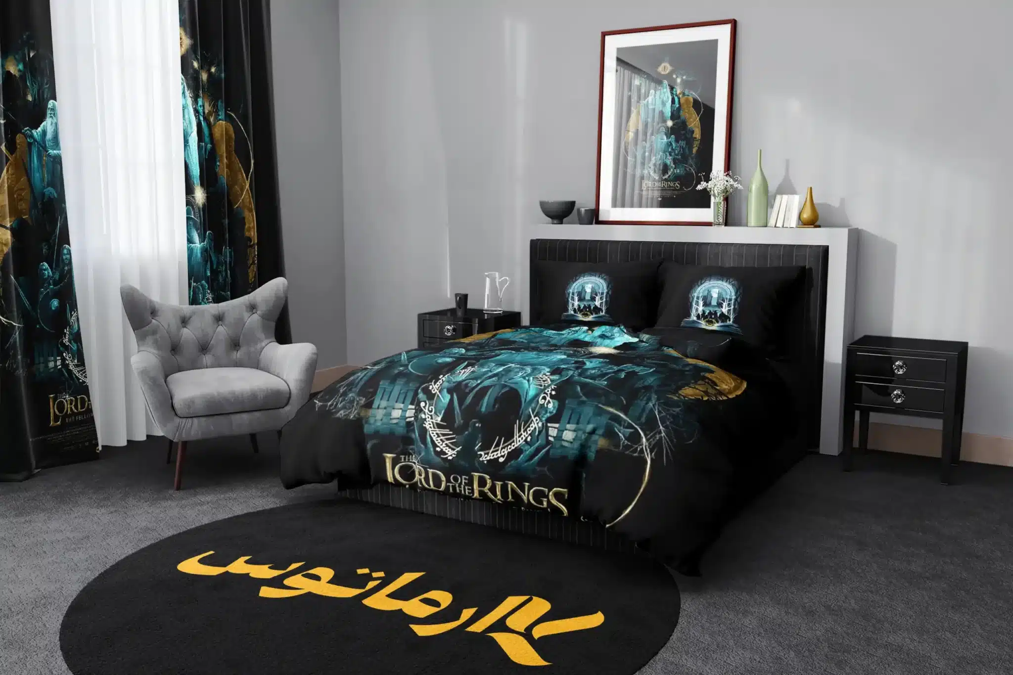 روتختی طرح ارباب حلقه ها The Lord Of The Rings کد 5 5,900,000 تومان &Ndash; کارماتوس روتختی طرح ارباب حلقه ها The Lord Of The Rings یک و دو نفره کارماتوس