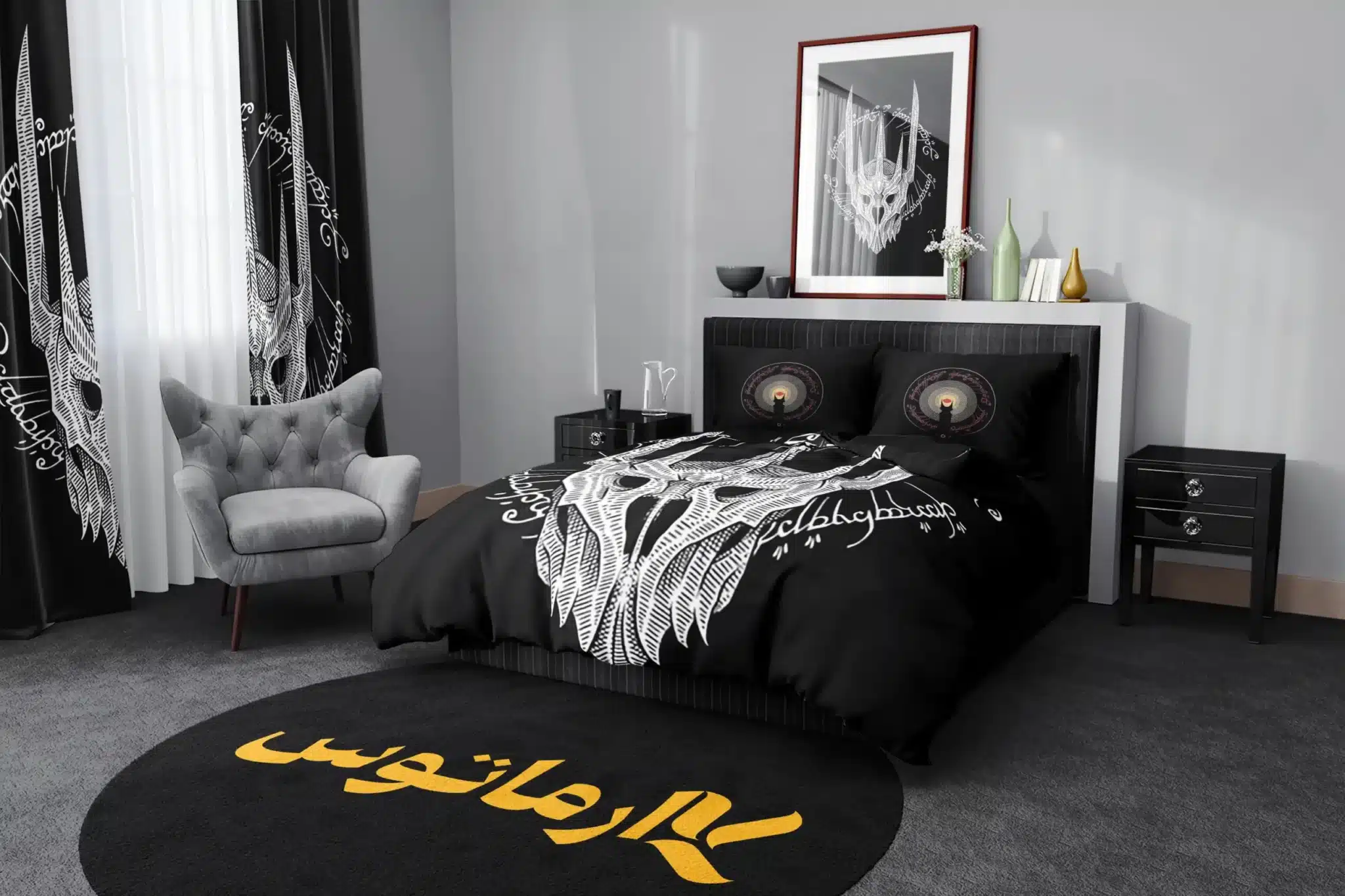 روتختی طرح ارباب حلقه ها The Lord Of The Rings کد 7 5,900,000 تومان &Ndash; کارماتوس روتختی طرح ارباب حلقه ها The Lord Of The Rings یک و دو نفره کارماتوس