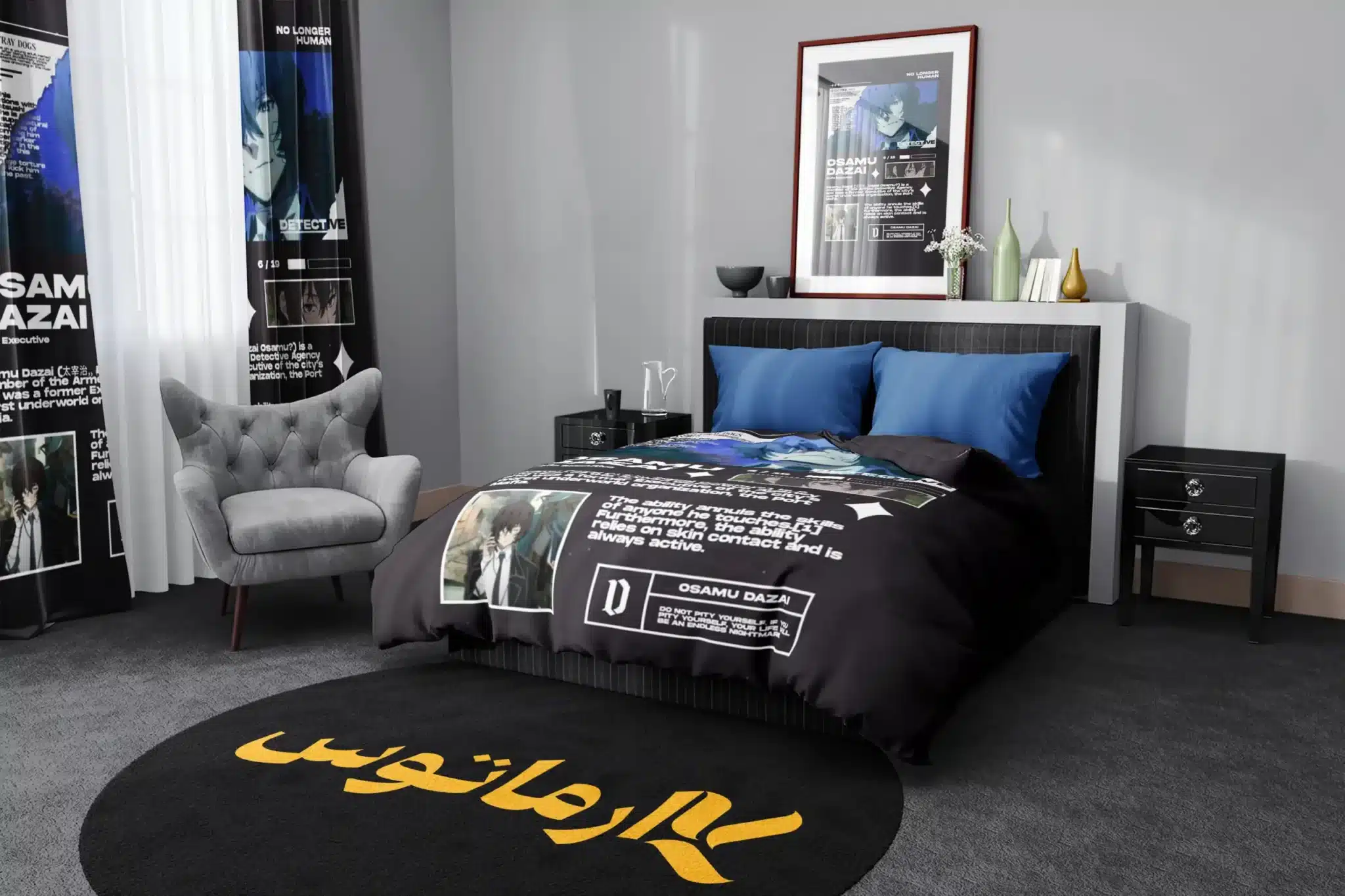 روتختی طرح سگ های ولگرد بانگو Bungou Stray Dogs کد 7 5,900,000 تومان &Ndash; کارماتوس روتختی طرح سگ های ولگرد بانگو Bungou Stray Dogs یک و دو نفره کارماتوس