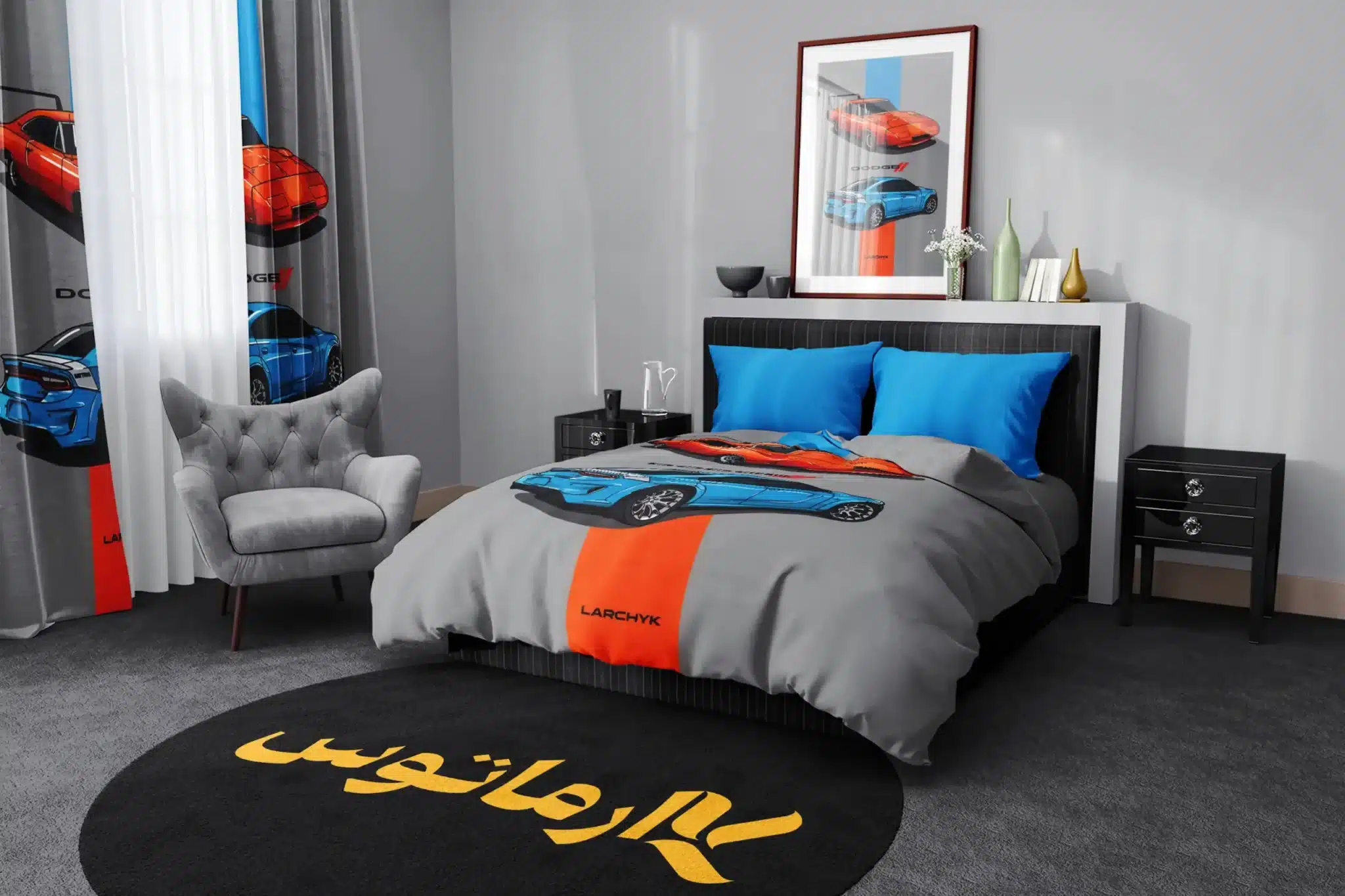 روتختی طرح دوج Dodge کد 8 5,900,000 تومان &Ndash; کارماتوس روتختی طرح دوج Dodge یک و دو نفره کارماتوس