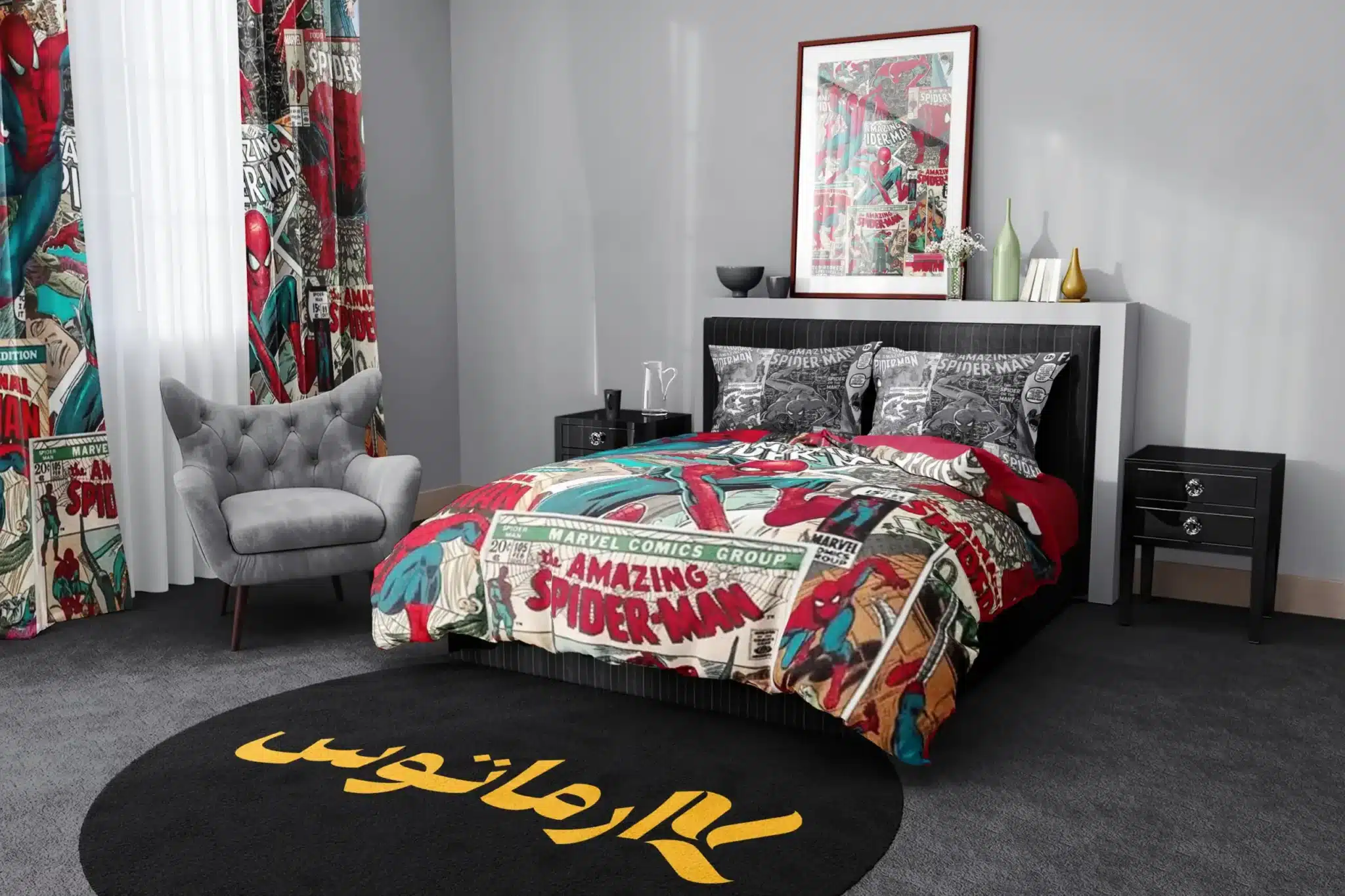 روتختی طرح مرد عنکبوتی Spider Man کد 8 5,900,000 تومان &Ndash; کارماتوس روتختی طرح مرد عنکبوتی Spider Man یک و دو نفره کارماتوس