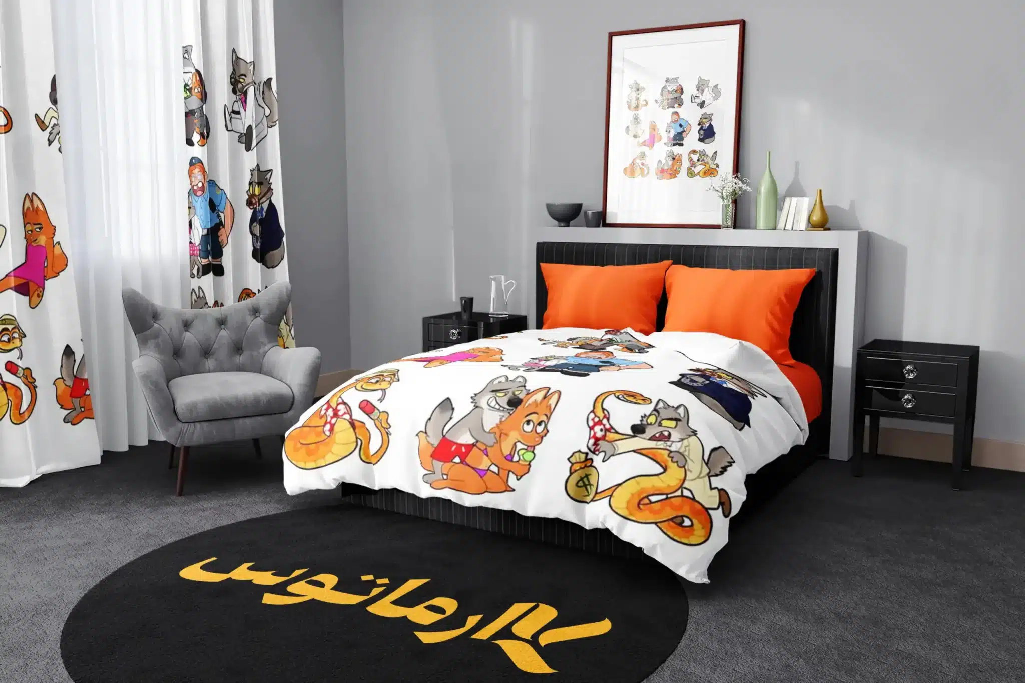 روتختی طرح انیمیشن بچه های بد The Bad Guys کد 3 5,900,000 تومان &Ndash; کارماتوس روتختی طرح انیمیشن بچه های بد The Bad Guys یک و دو نفره - کارماتوس