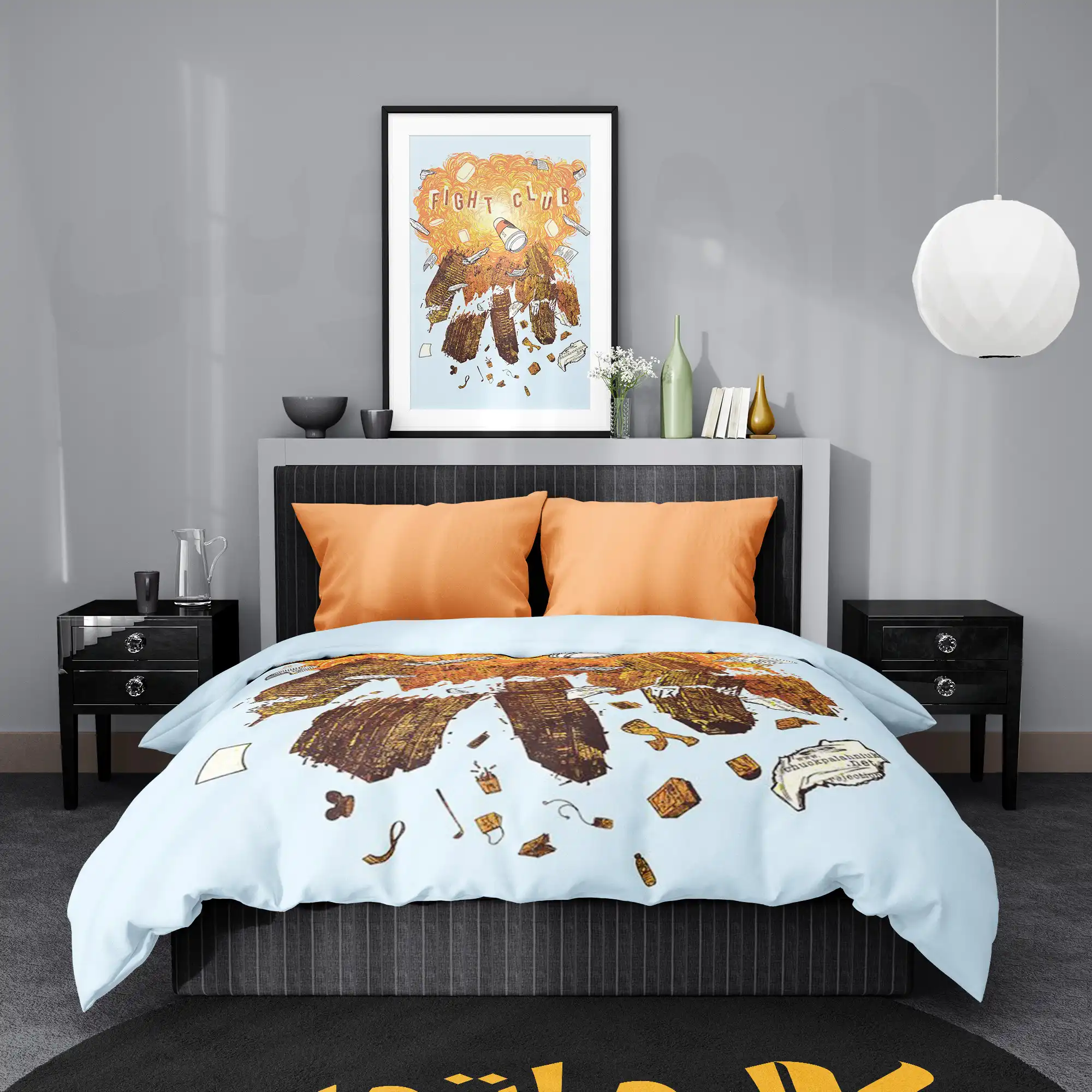 روتختی طرح فیلم باشگاه مبارزه Fight Club کد 6 5,900,000 تومان &Ndash; کارماتوس روتختی طرح فیلم باشگاه مبارزه Fight Club یک و دو نفره کارماتوس