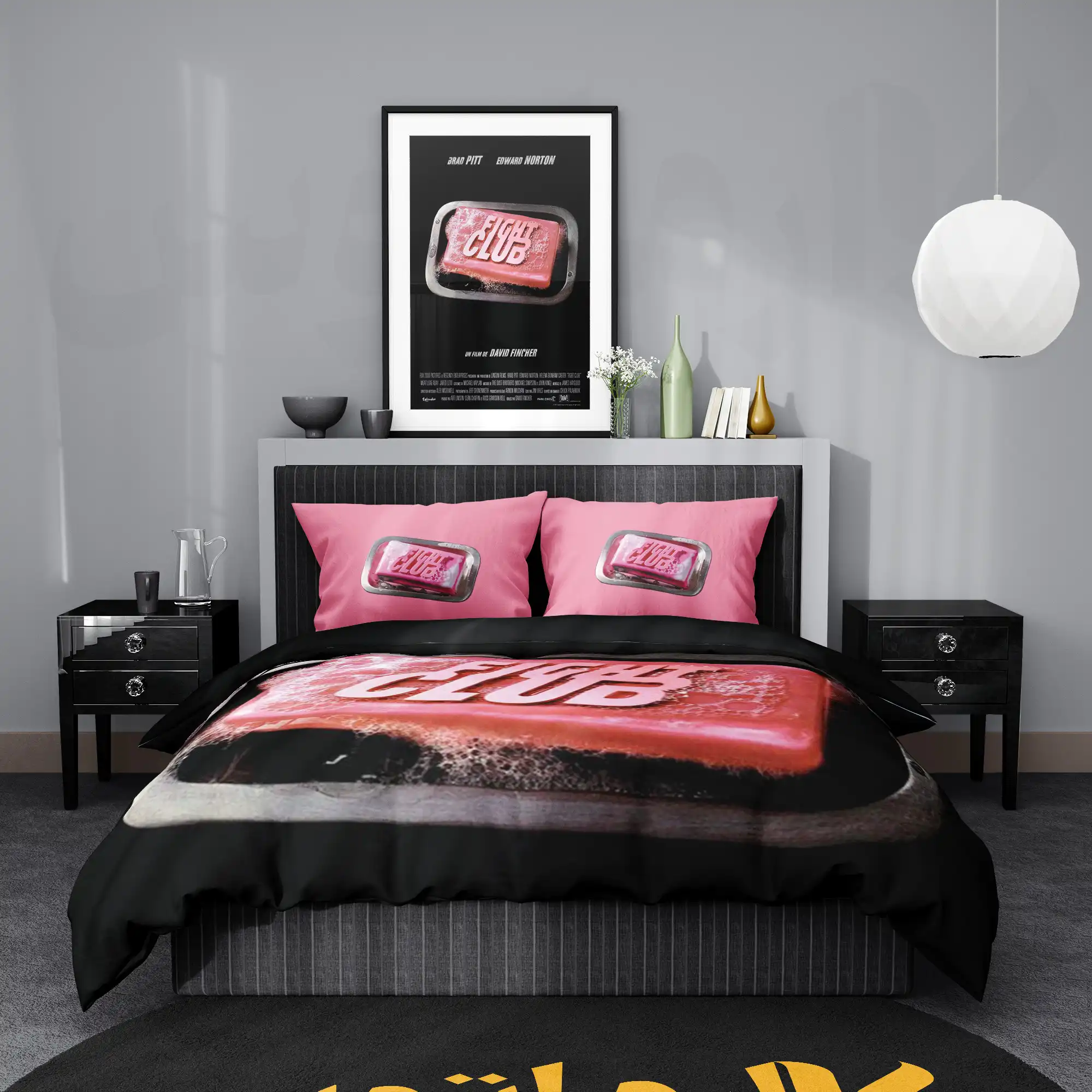 روتختی طرح فیلم باشگاه مبارزه Fight Club کد 7 5,900,000 تومان &Ndash; کارماتوس روتختی طرح فیلم باشگاه مبارزه Fight Club یک و دو نفره کارماتوس