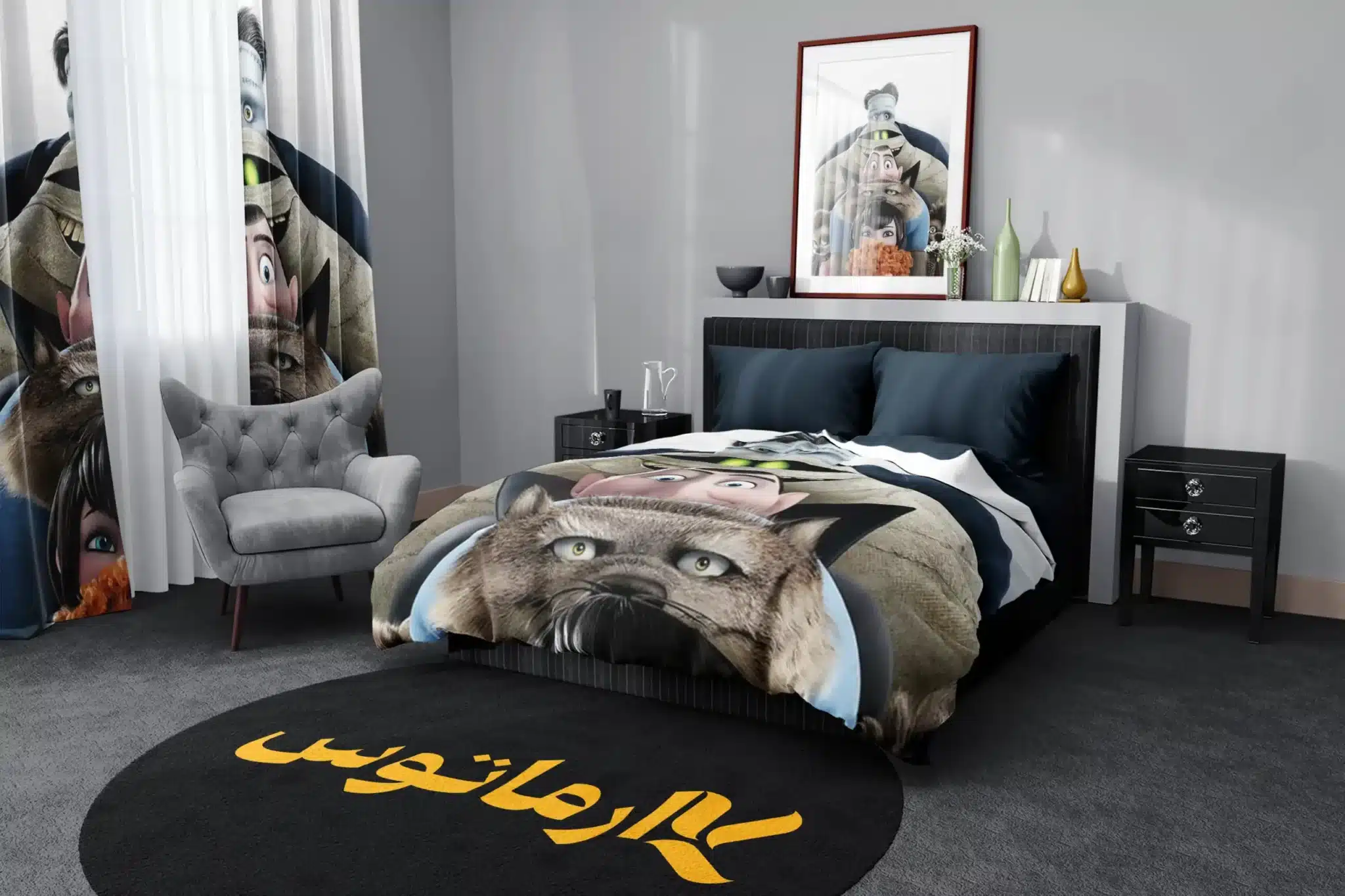 روتختی طرح هتل ترانسیلوانیا Hotel Transylvania کد 1 5,900,000 تومان &Ndash; کارماتوس روتختی طرح هتل ترانسیلوانیا Hotel Transylvania یک و دو نفره کارماتوس