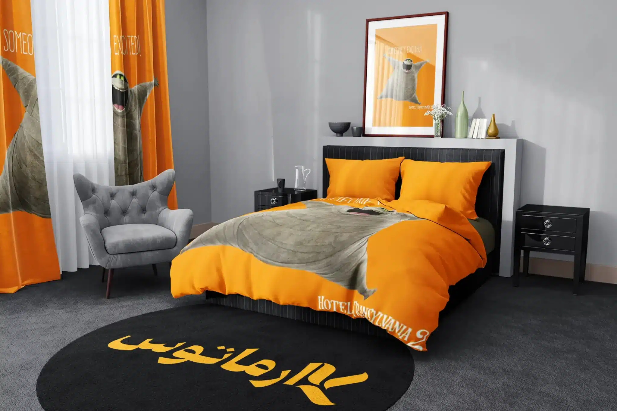 روتختی طرح هتل ترانسیلوانیا Hotel Transylvania کد 3 5,900,000 تومان &Ndash; کارماتوس روتختی طرح هتل ترانسیلوانیا Hotel Transylvania یک و دو نفره کارماتوس