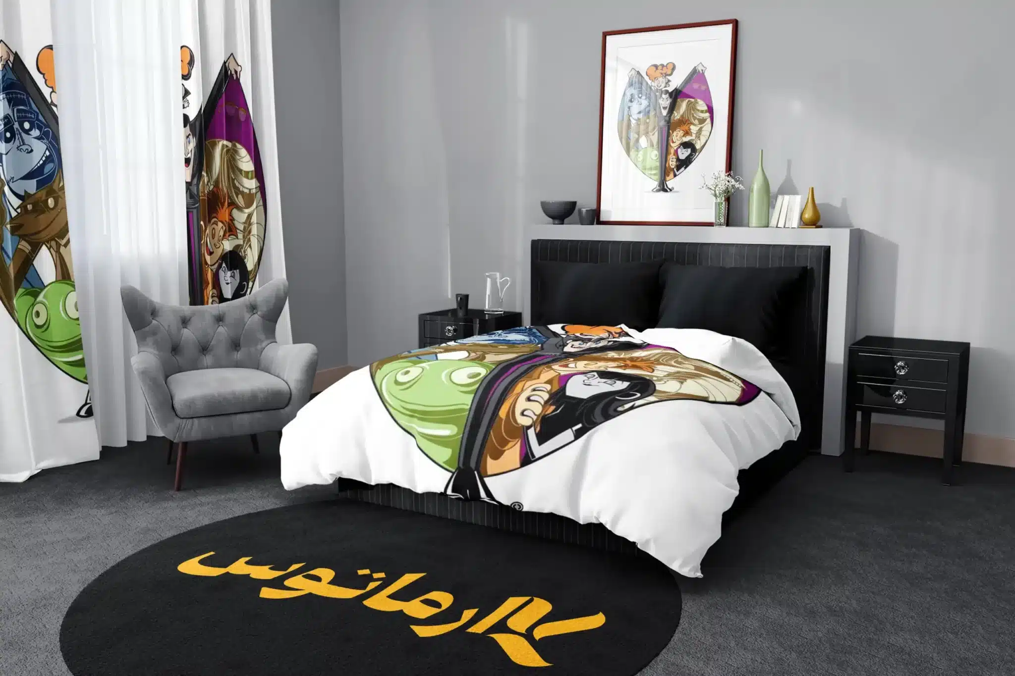 روتختی طرح هتل ترانسیلوانیا Hotel Transylvania کد 6 5,900,000 تومان &Ndash; کارماتوس روتختی طرح هتل ترانسیلوانیا Hotel Transylvania یک و دو نفره کارماتوس