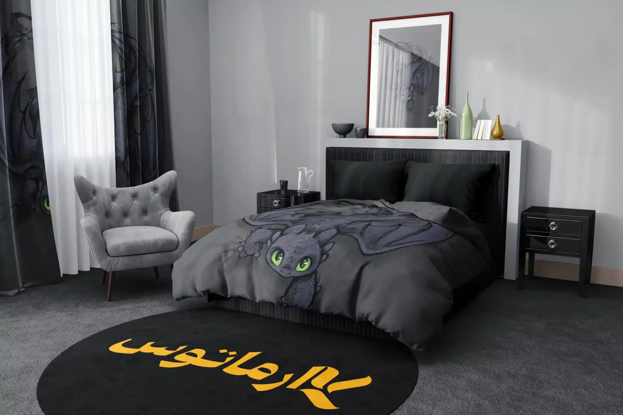 روتختی طرح مربی اژدها How To Train Your Dragon کد 4 5,900,000 تومان &Ndash; کارماتوس روتختی طرح مربی اژدها How To Train Your Dragon یک و دو نفره کارماتوس