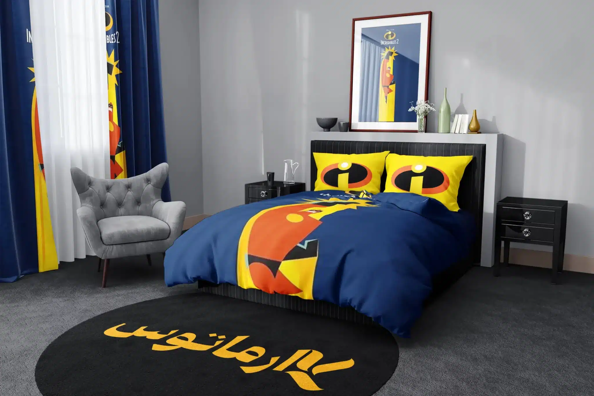 روتختی طرح شگفت انگیزان Incredible کد 5 5,900,000 تومان &Ndash; کارماتوس روتختی طرح شگفت انگیزان Incredible یک و دو نفره کارماتوس