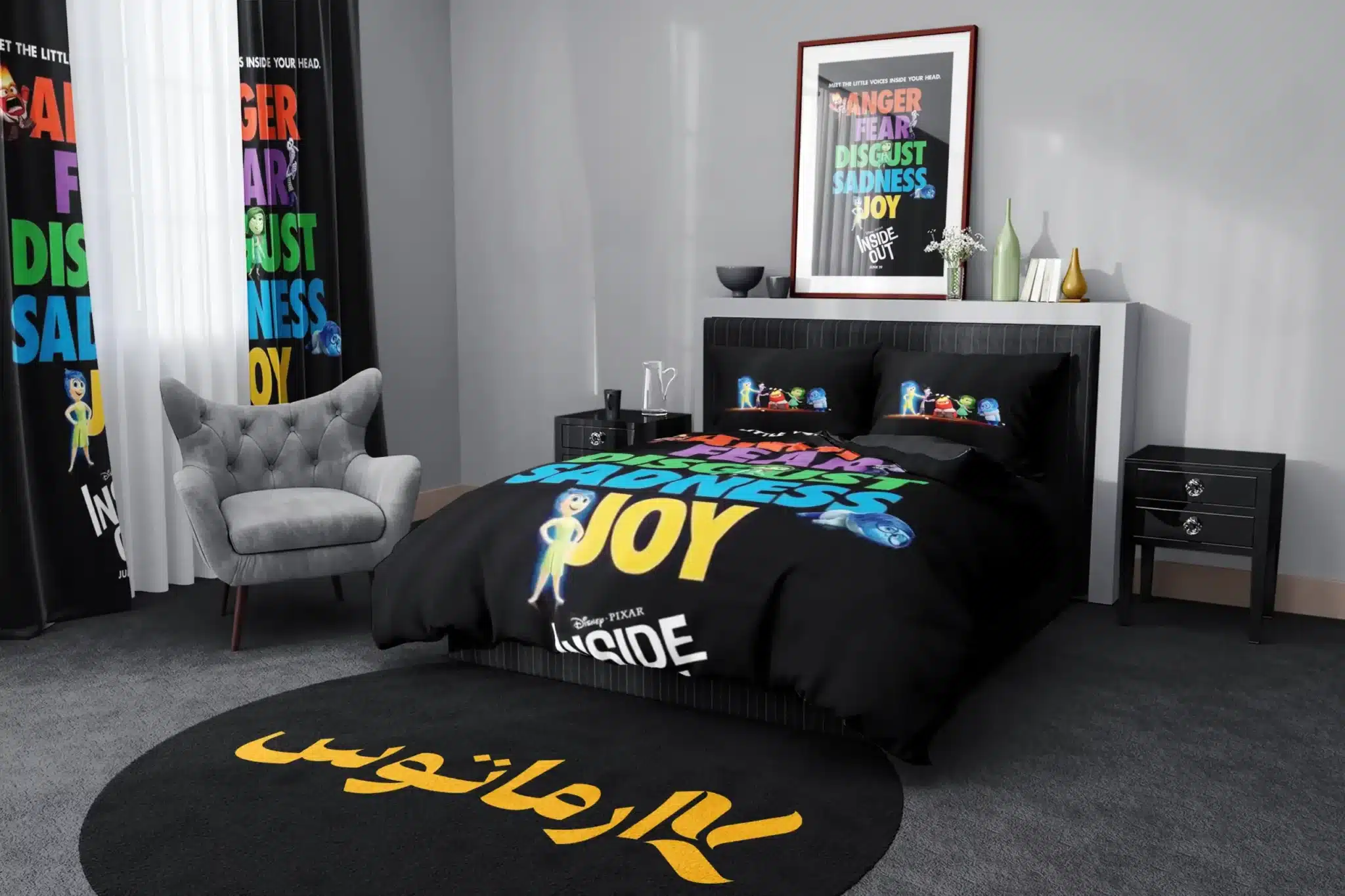 روتختی طرح درون و بیرون Inside Out کد 2 5,900,000 تومان &Ndash; کارماتوس روتختی طرح درون و بیرون Inside Out یک و دو نفره - کارماتوس