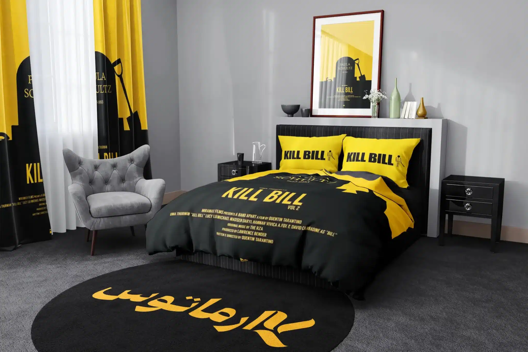 روتختی طرح کیل بیل Kill Bill کد 7 5,900,000 تومان &Ndash; کارماتوس روتختی طرح کیل بیل Kill Bill یک و دو نفره کارماتوس