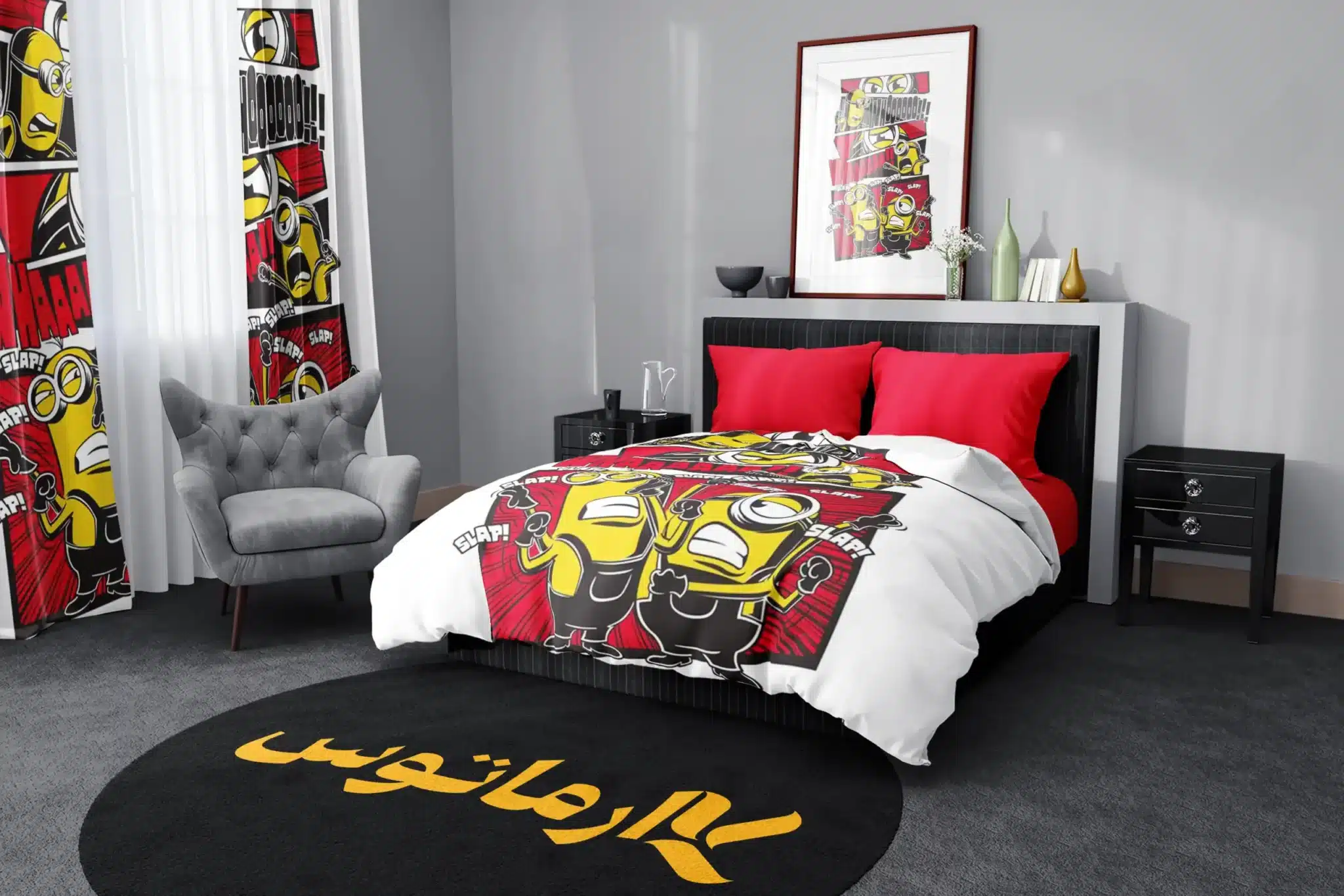 روتختی طرح انیمیشن مینیون ها Minions کد 1 5,900,000 تومان &Ndash; کارماتوس روتختی طرح انیمیشن مینیون ها Minions یک و دو نفره کارماتوس