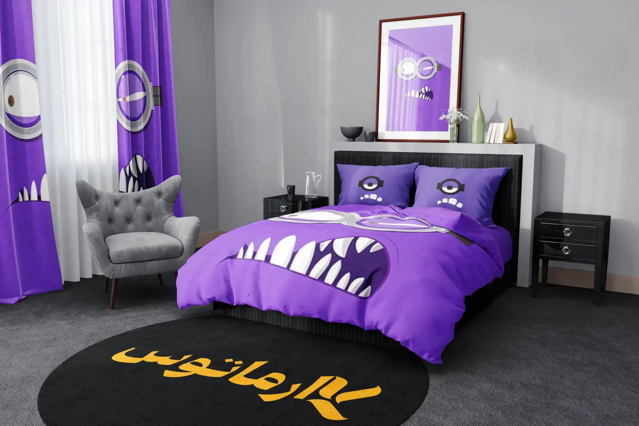 روتختی طرح انیمیشن مینیون ها Minions کد 5 5,900,000 تومان &Ndash; کارماتوس روتختی طرح انیمیشن مینیون ها Minions یک و دو نفره کارماتوس