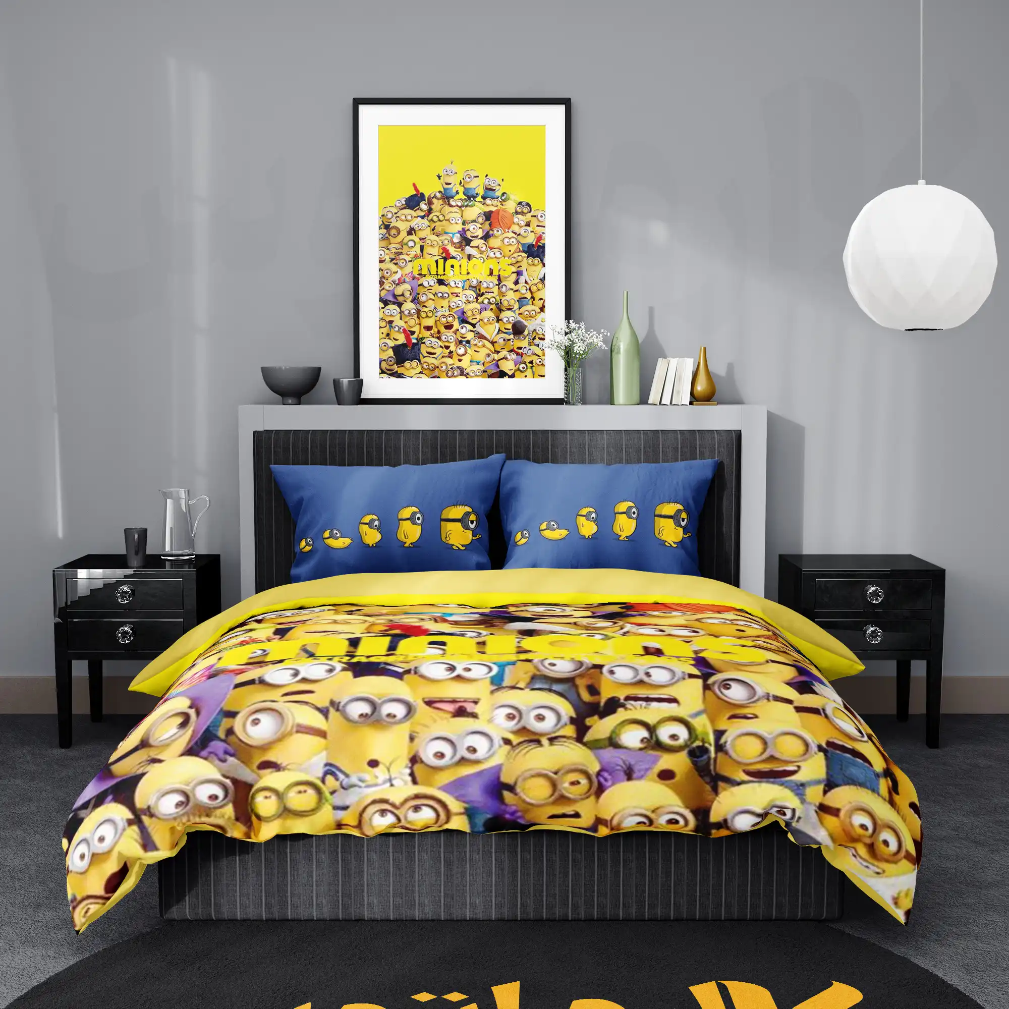 روتختی طرح انیمیشن مینیون ها Minions کد 6 5,900,000 تومان &Ndash; کارماتوس روتختی طرح انیمیشن مینیون ها Minions یک و دو نفره کارماتوس