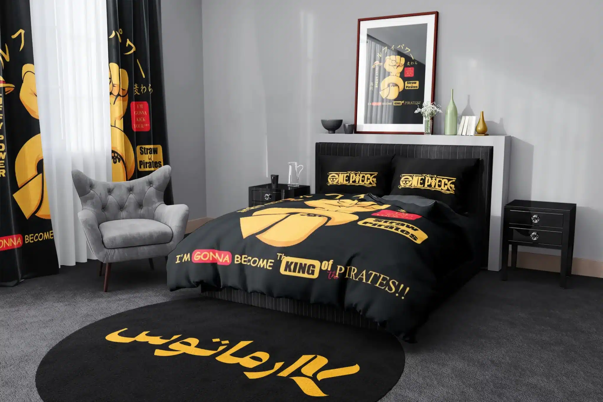 روتختی طرح وان پیس One Piece کد 4 5,900,000 تومان &Ndash; کارماتوس روتختی یک و دو نفره انیمه وان پیس One Piece - کارماتوس