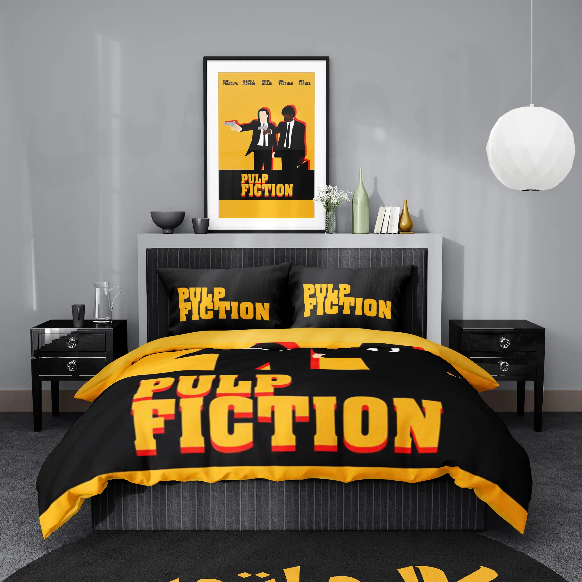 روتختی طرح پالپ فیکشن Pulp Fiction کد 8 5,900,000 تومان &Ndash; کارماتوس روتختی طرح پالپ فیکشن Pulp Fiction یک و دو نفره کارماتوس