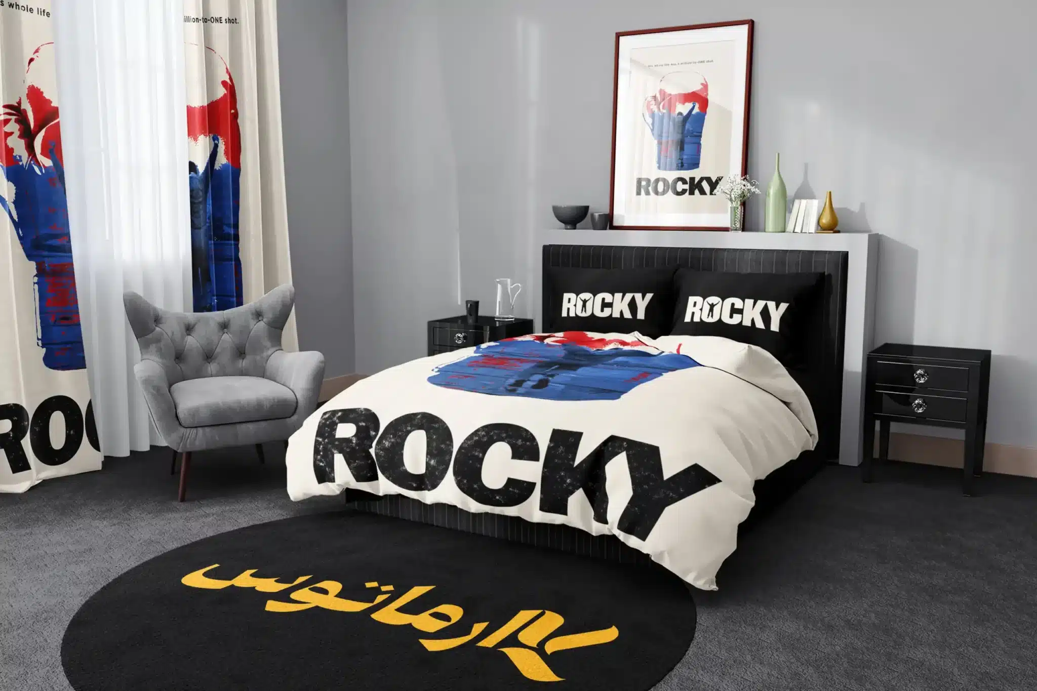 روتختی طرح فیلم راکی Rocky کد 1 5,900,000 تومان &Ndash; کارماتوس روتختی طرح فیلم راکی Rocky یک و دو نفره کارماتوس