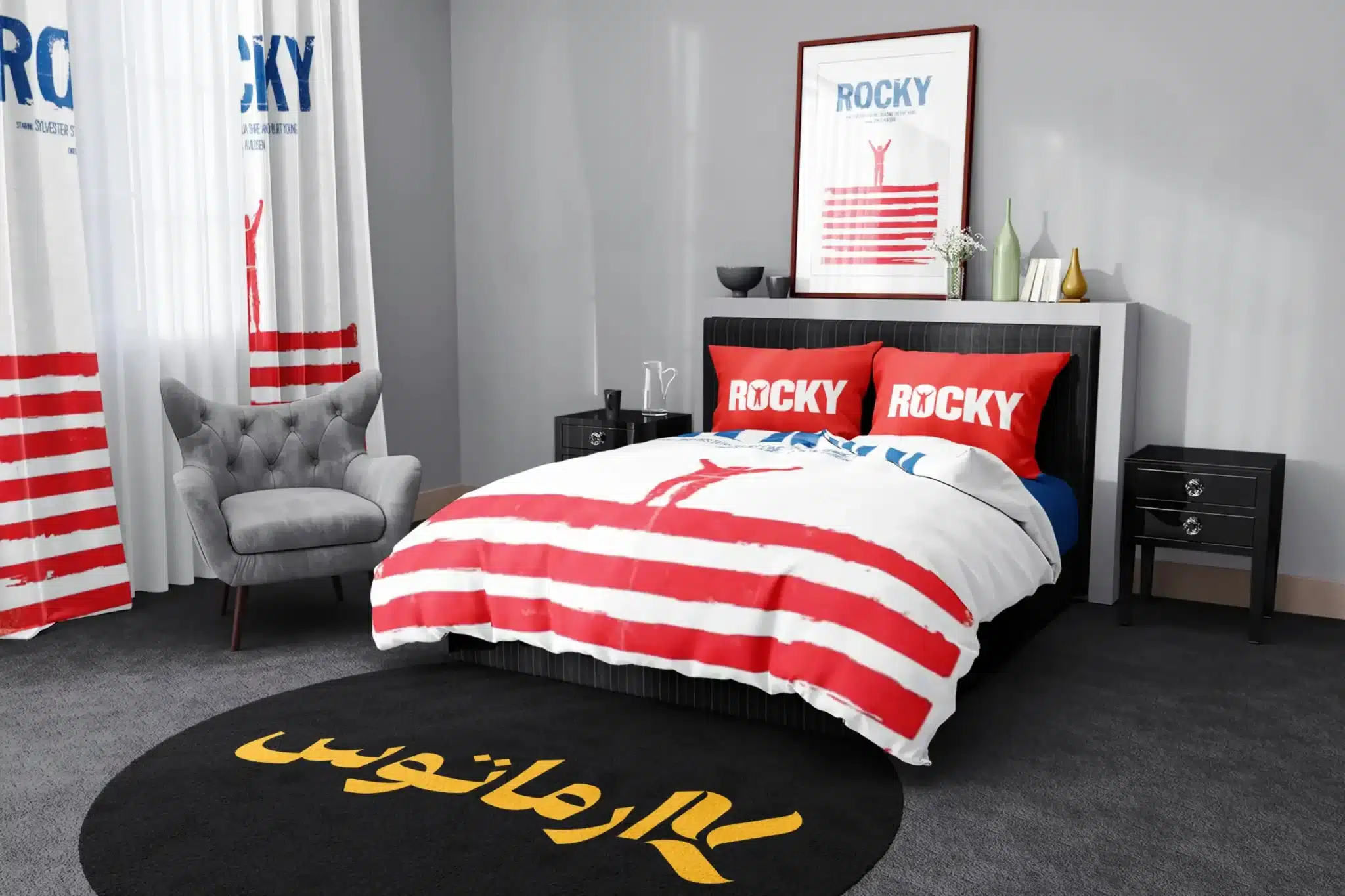 روتختی طرح فیلم راکی Rocky کد 3 5,900,000 تومان &Ndash; کارماتوس روتختی طرح فیلم راکی Rocky یک و دو نفره کارماتوس