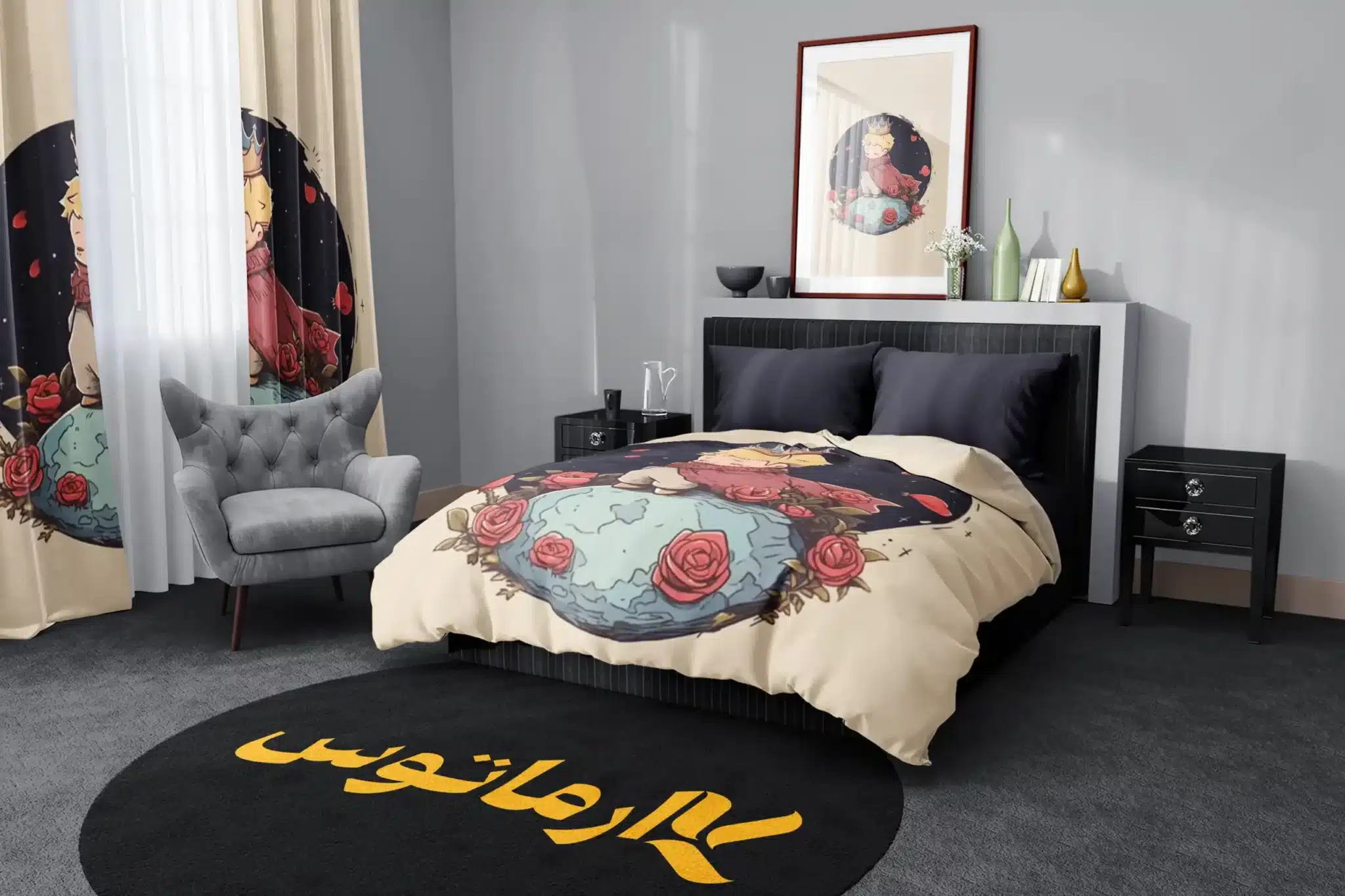 روتختی طرح شاهزاده کوچولو The Little Prince کد 4 5,900,000 تومان &Ndash; کارماتوس روتختی طرح شاهزاده کوچولو The Little Prince یک و دو نفره کارماتوس