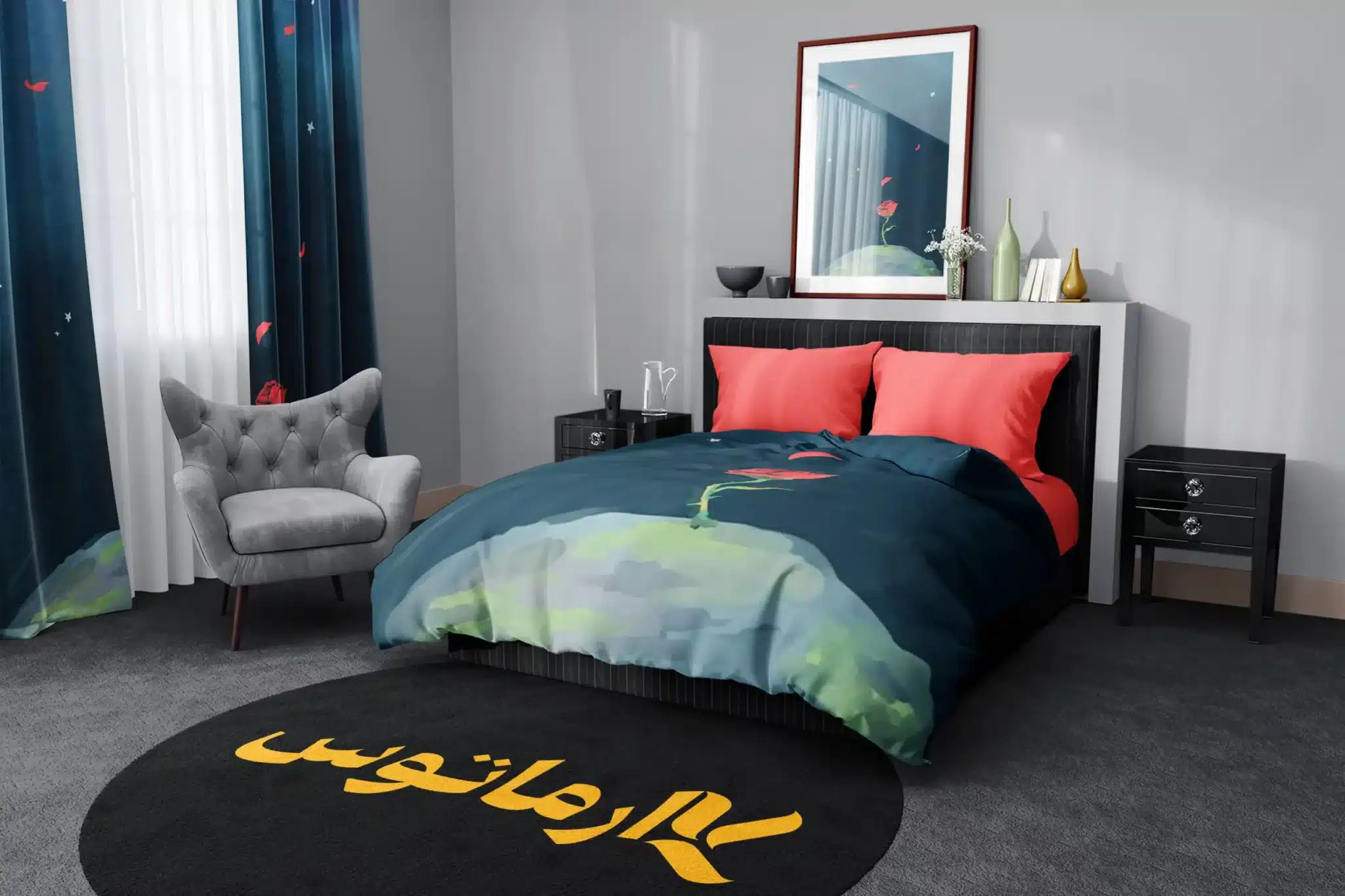 روتختی طرح شاهزاده کوچولو The Little Prince کد 6 5,900,000 تومان &Ndash; کارماتوس روتختی طرح شاهزاده کوچولو The Little Prince یک و دو نفره کارماتوس