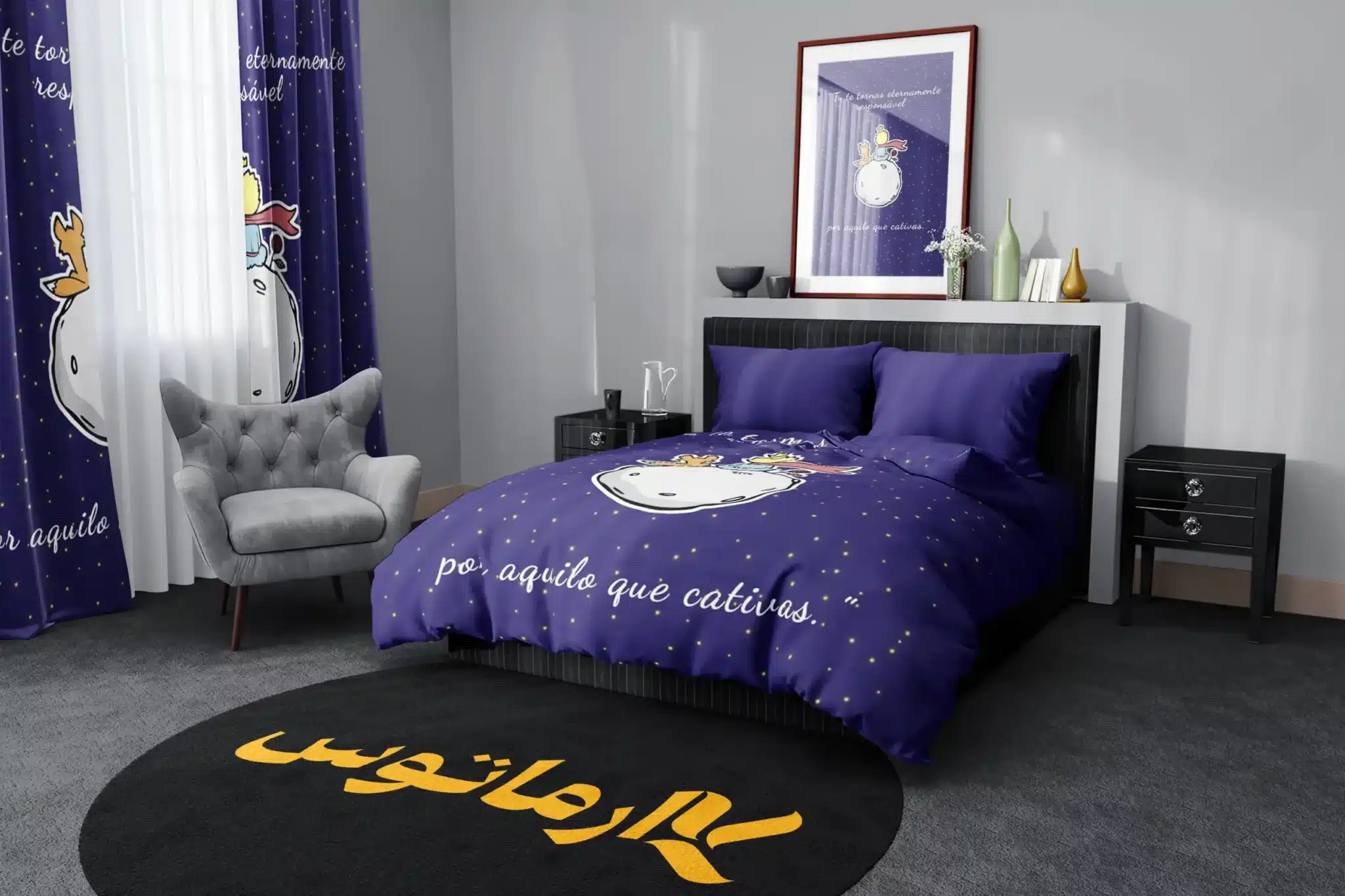 روتختی طرح شاهزاده کوچولو The Little Prince کد 7 5,900,000 تومان &Ndash; کارماتوس روتختی طرح شاهزاده کوچولو The Little Prince یک و دو نفره کارماتوس