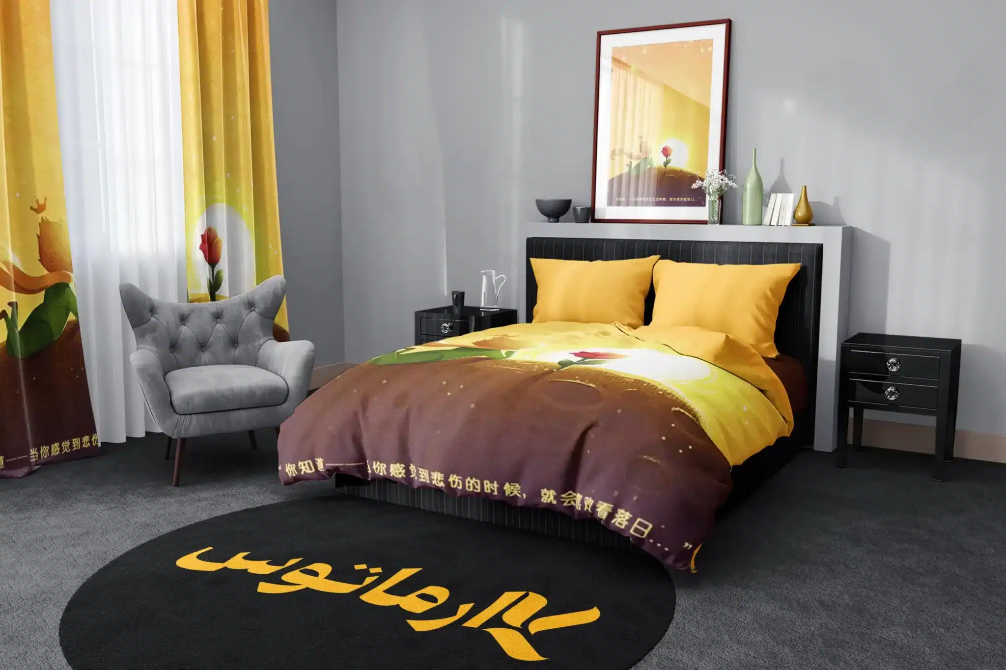 روتختی طرح شاهزاده کوچولو The Little Prince کد 8 5,900,000 تومان &Ndash; کارماتوس روتختی طرح شاهزاده کوچولو The Little Prince یک و دو نفره کارماتوس