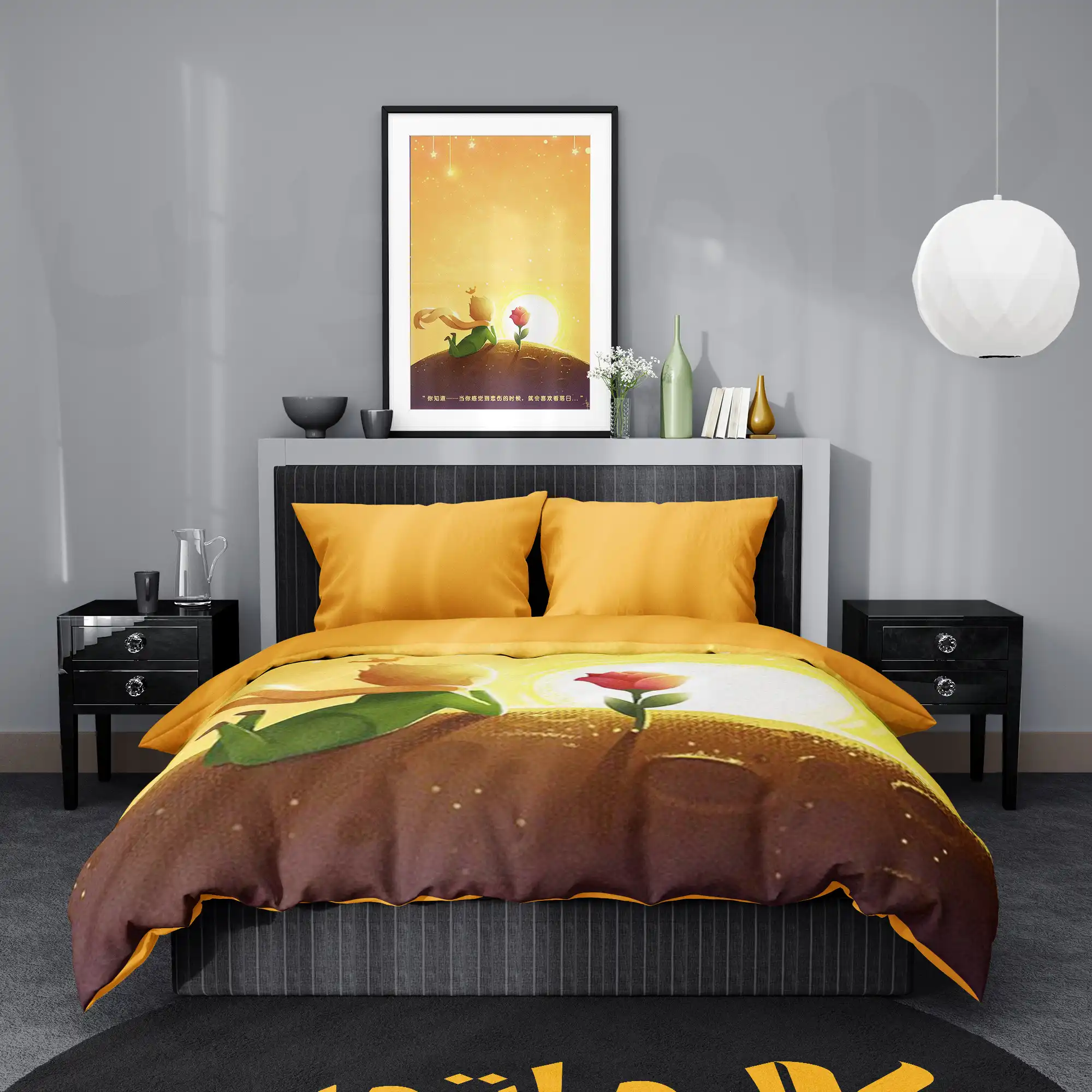 روتختی طرح شاهزاده کوچولو The Little Prince کد 8 5,900,000 تومان &Ndash; کارماتوس روتختی طرح شاهزاده کوچولو The Little Prince یک و دو نفره کارماتوس