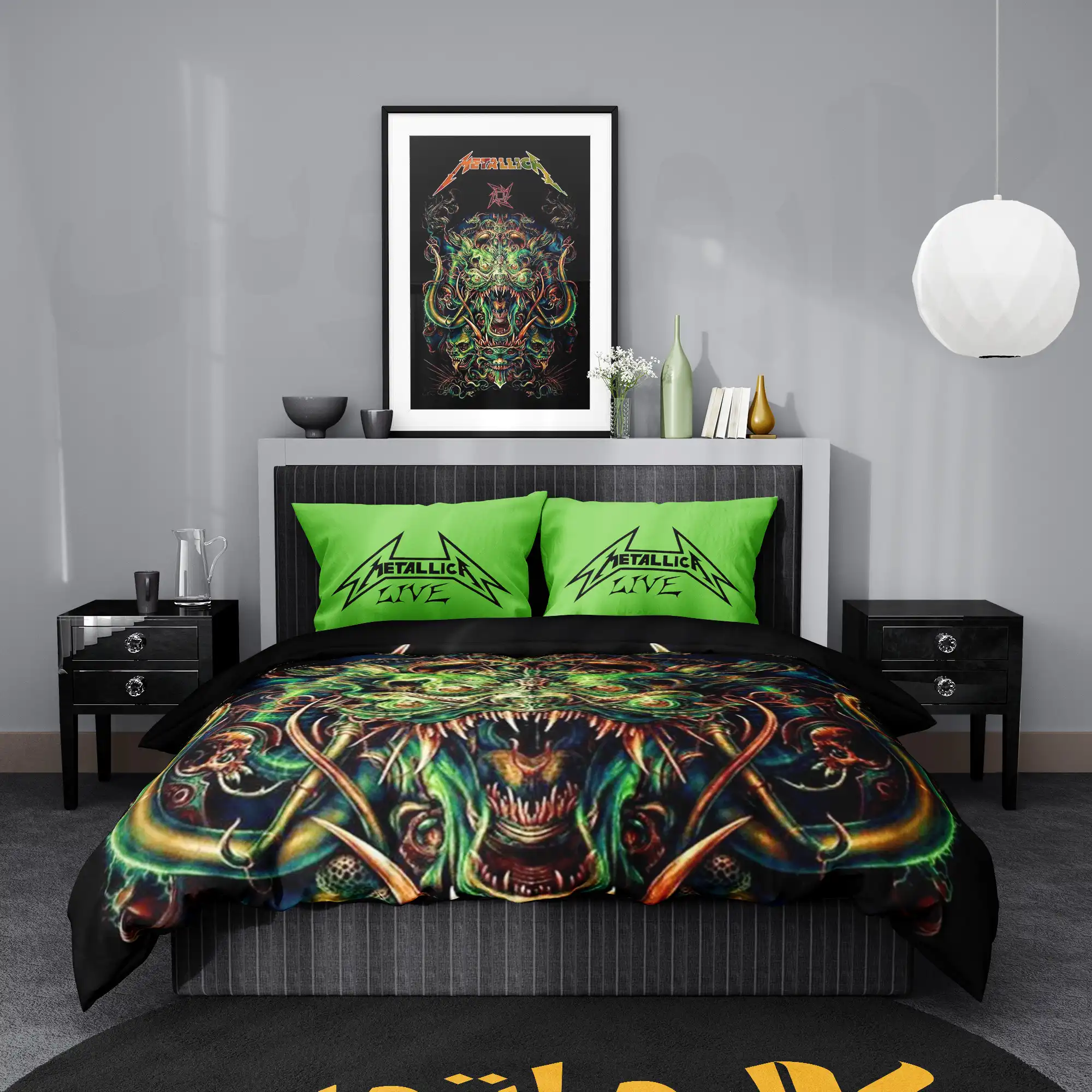 روتختی طرح متالیکا Metallica کد 5 5,900,000 تومان &Ndash; کارماتوس روتختی طرح متالیکا Metallica یک و دو نفره کارماتوس