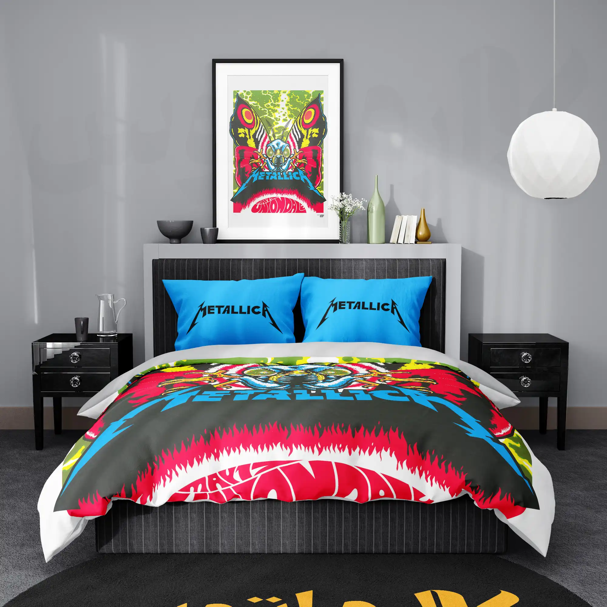 روتختی طرح متالیکا Metallica کد 8 5,900,000 تومان &Ndash; کارماتوس روتختی طرح متالیکا Metallica یک و دو نفره کارماتوس