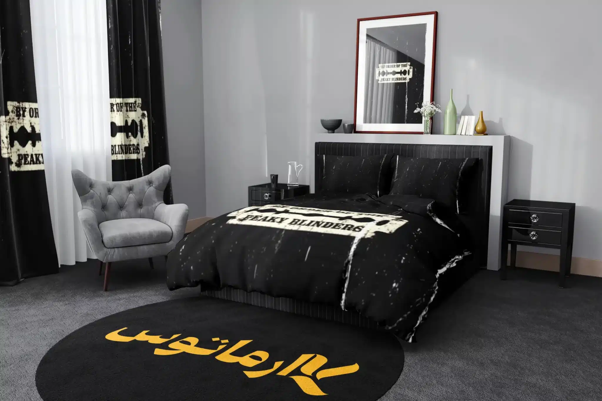 روتختی طرح پیکی بلایندرز Peaky Blinders کد 3 5,900,000 تومان &Ndash; کارماتوس روتختی طرح پیکی بلایندرز Peaky Blinders یک و دو نفره کارماتوس