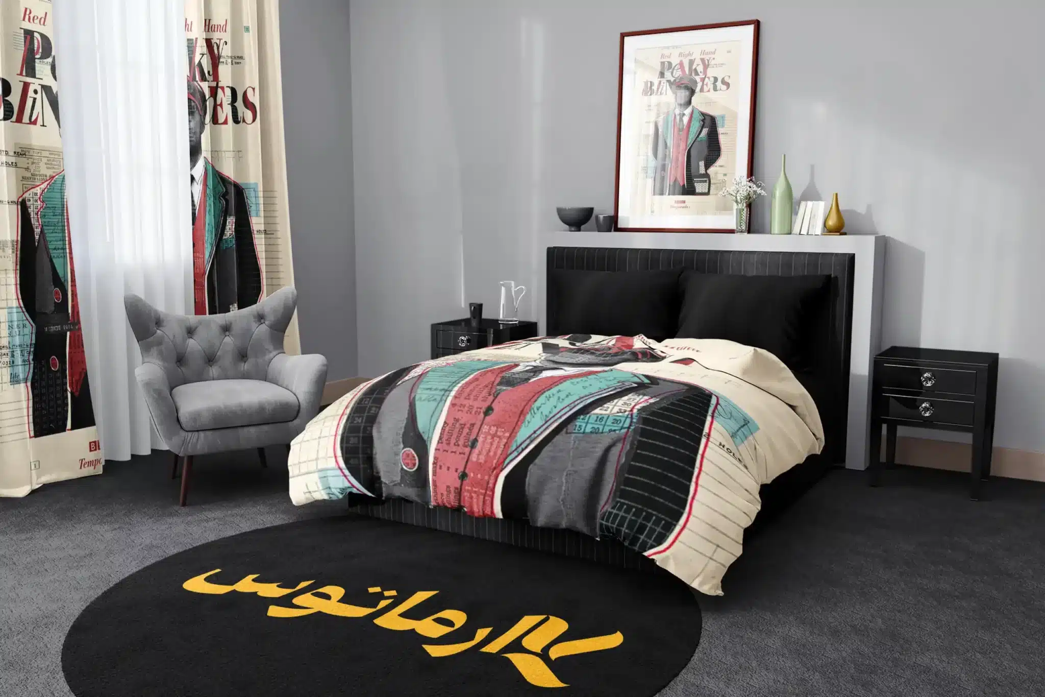 روتختی طرح پیکی بلایندرز Peaky Blinders کد 5 5,900,000 تومان &Ndash; کارماتوس روتختی طرح پیکی بلایندرز Peaky Blinders یک و دو نفره کارماتوس