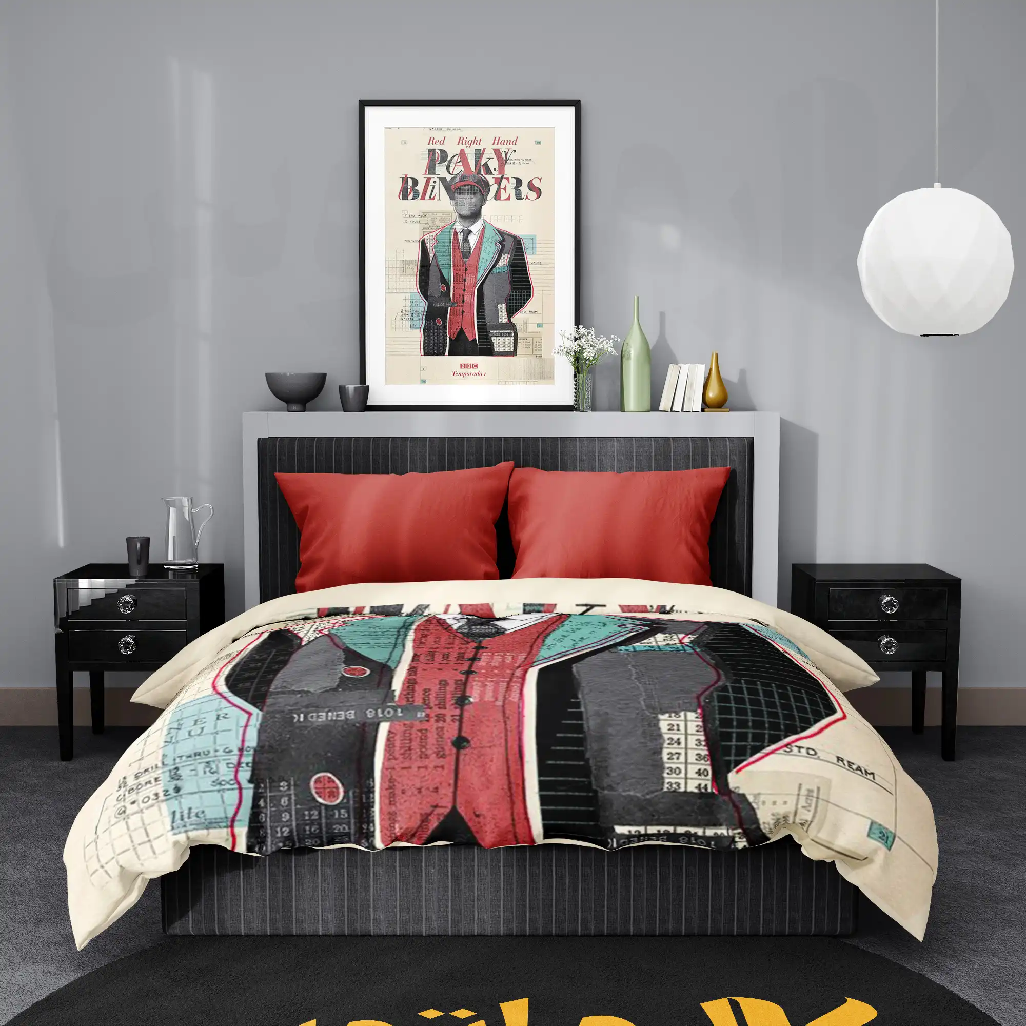 روتختی طرح پیکی بلایندرز Peaky Blinders کد 5 5,900,000 تومان &Ndash; کارماتوس روتختی طرح پیکی بلایندرز Peaky Blinders یک و دو نفره کارماتوس