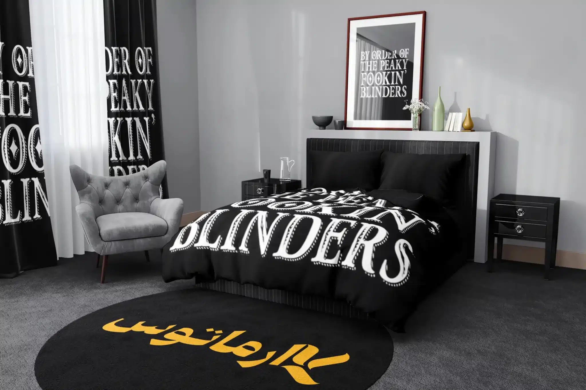 روتختی طرح پیکی بلایندرز Peaky Blinders کد 7 5,900,000 تومان &Ndash; کارماتوس روتختی طرح پیکی بلایندرز Peaky Blinders یک و دو نفره کارماتوس