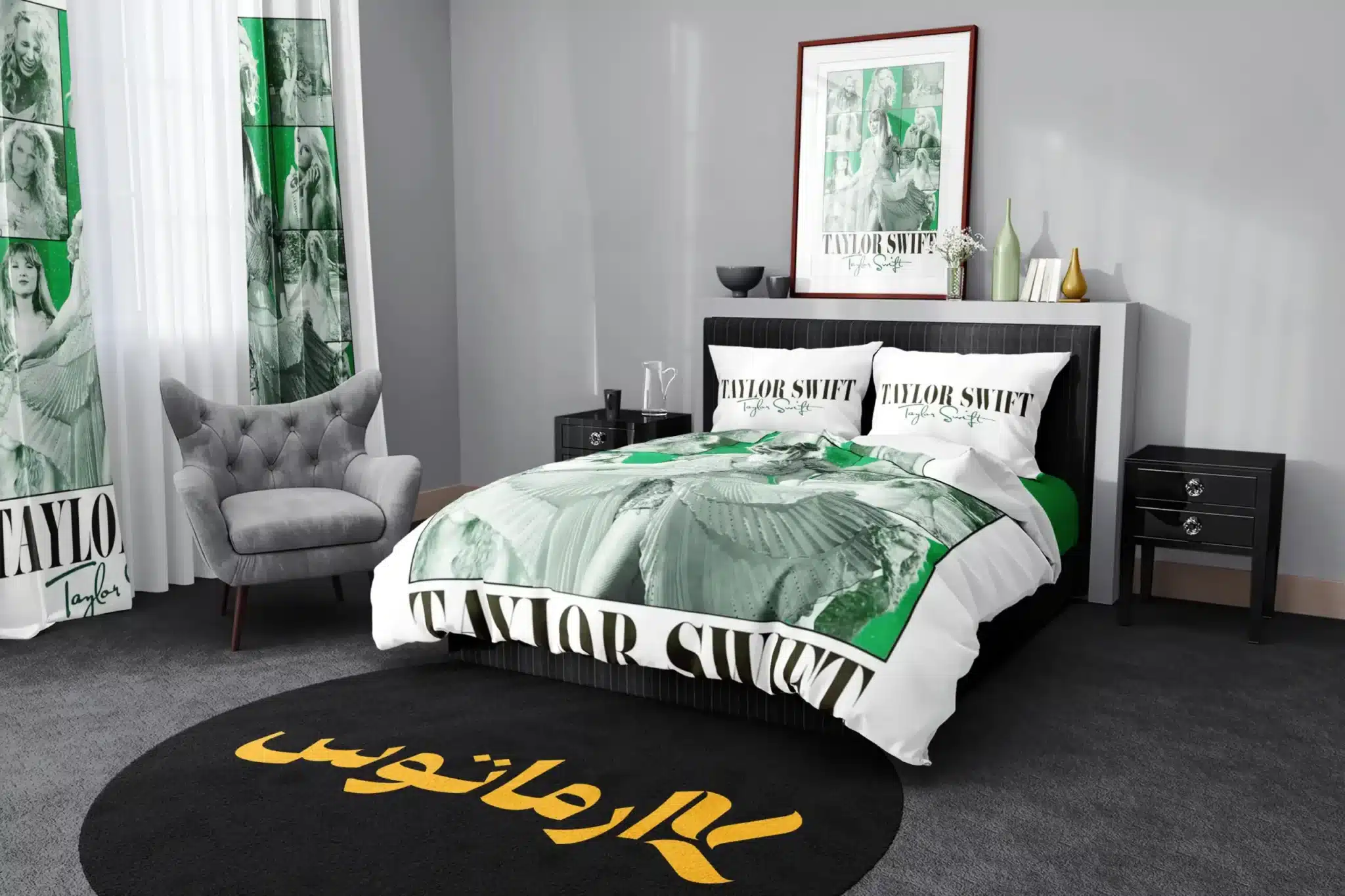 روتختی طرح تیلور سویفت Taylor Swift کد 4 5,900,000 تومان &Ndash; کارماتوس روتختی طرح تیلور سویفت Taylor Swift یک و دو نفره کارماتوس