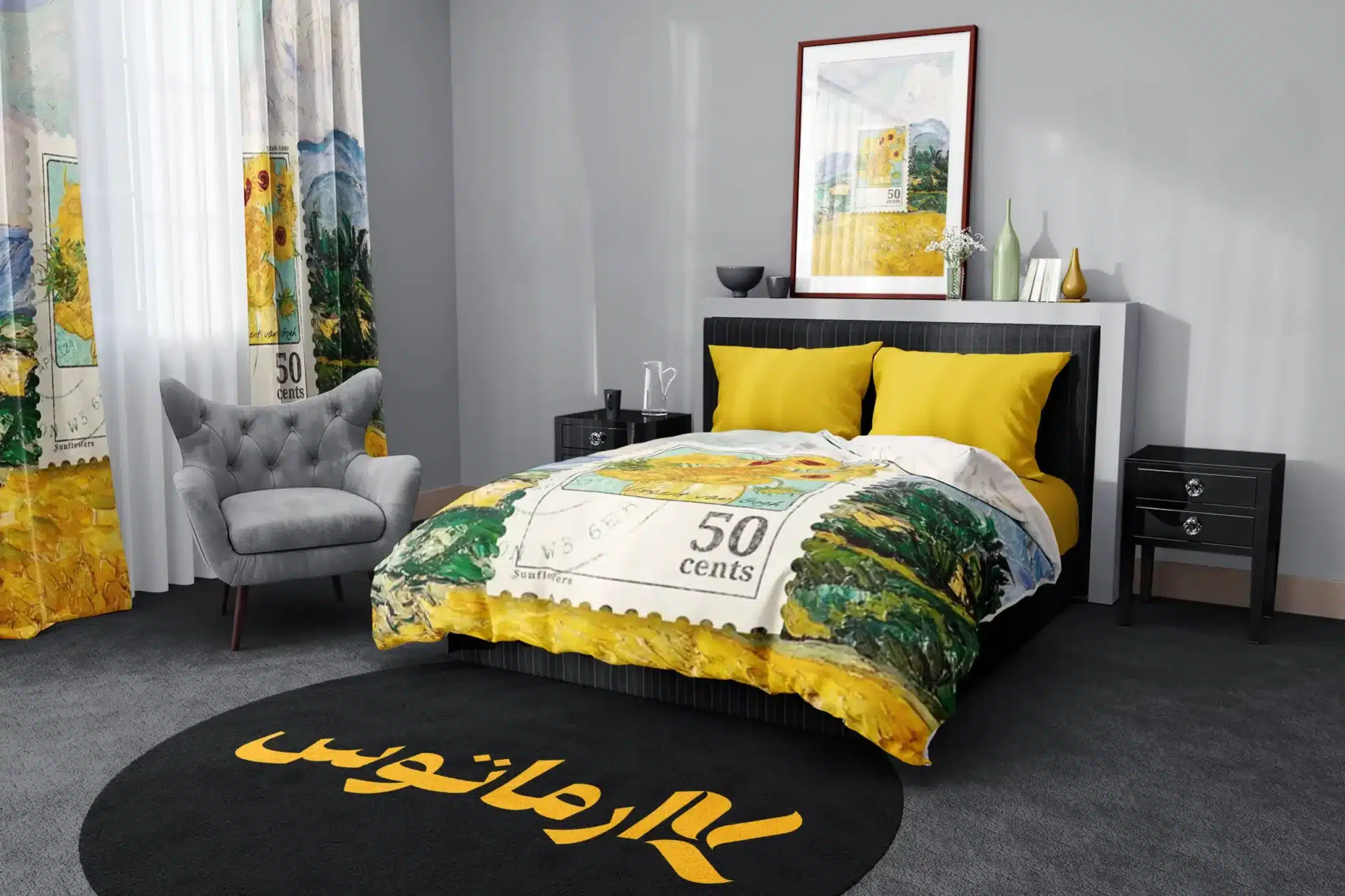 روتختی طرح ونگوگ Van Gogh کد 2 5,900,000 تومان &Ndash; کارماتوس روتختی طرح ونگوگ Van Gogh یک و دو نفره کارماتوس