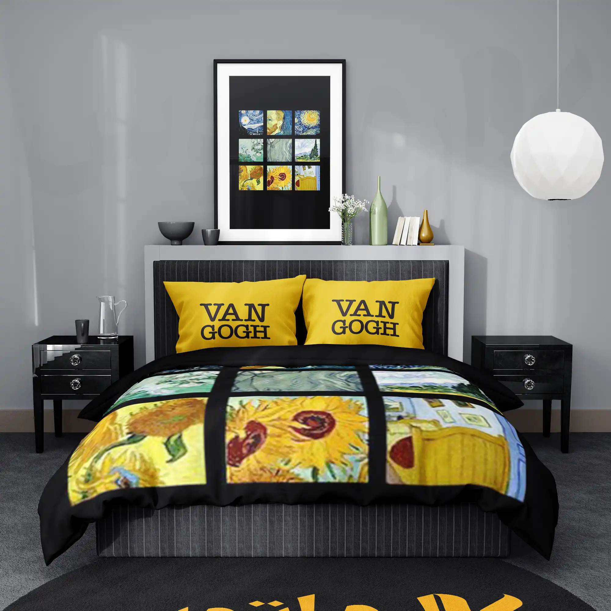 روتختی طرح ونگوگ Van Gogh کد 3 5,900,000 تومان &Ndash; کارماتوس روتختی طرح ونگوگ Van Gogh یک و دو نفره کارماتوس