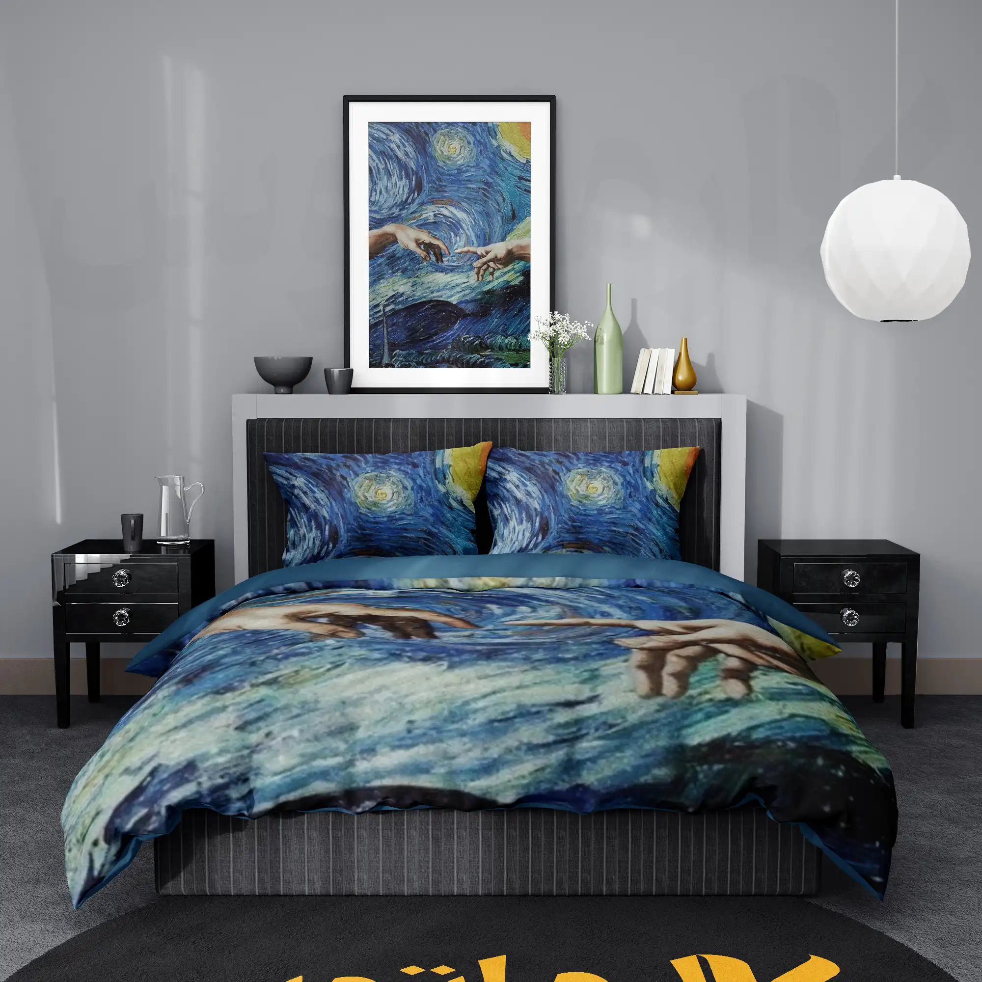 روتختی طرح ونگوگ Van Gogh کد 4 5,900,000 تومان &Ndash; کارماتوس روتختی طرح ونگوگ Van Gogh یک و دو نفره کارماتوس