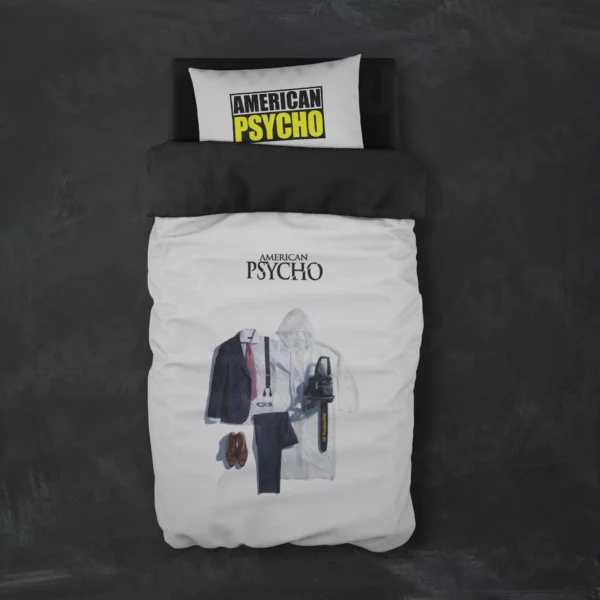 خرید روتختی طرح امریکن سایکو American Psycho یک و دو نفره - کارماتوس